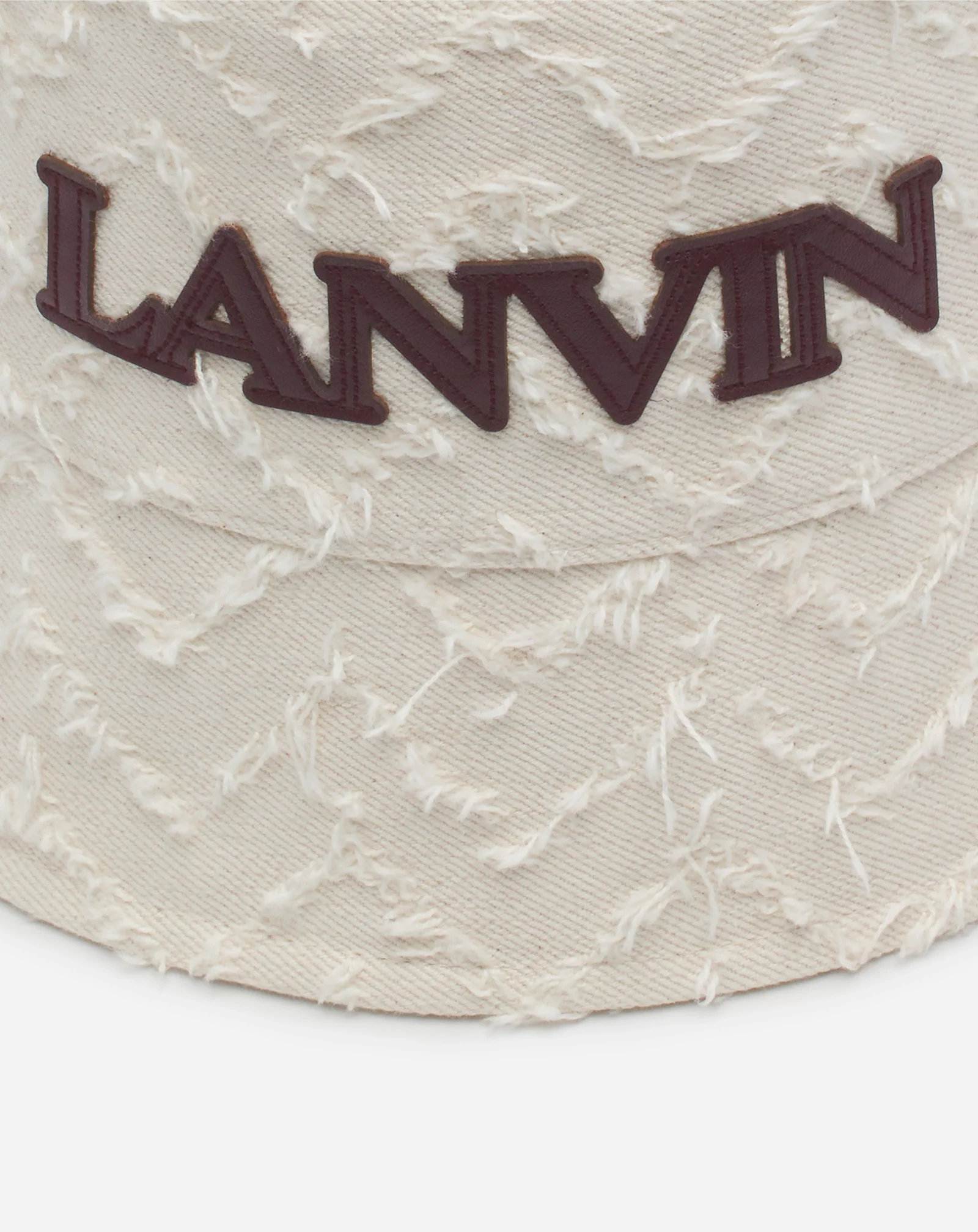 Herringbone motif lanvin bucket hat
