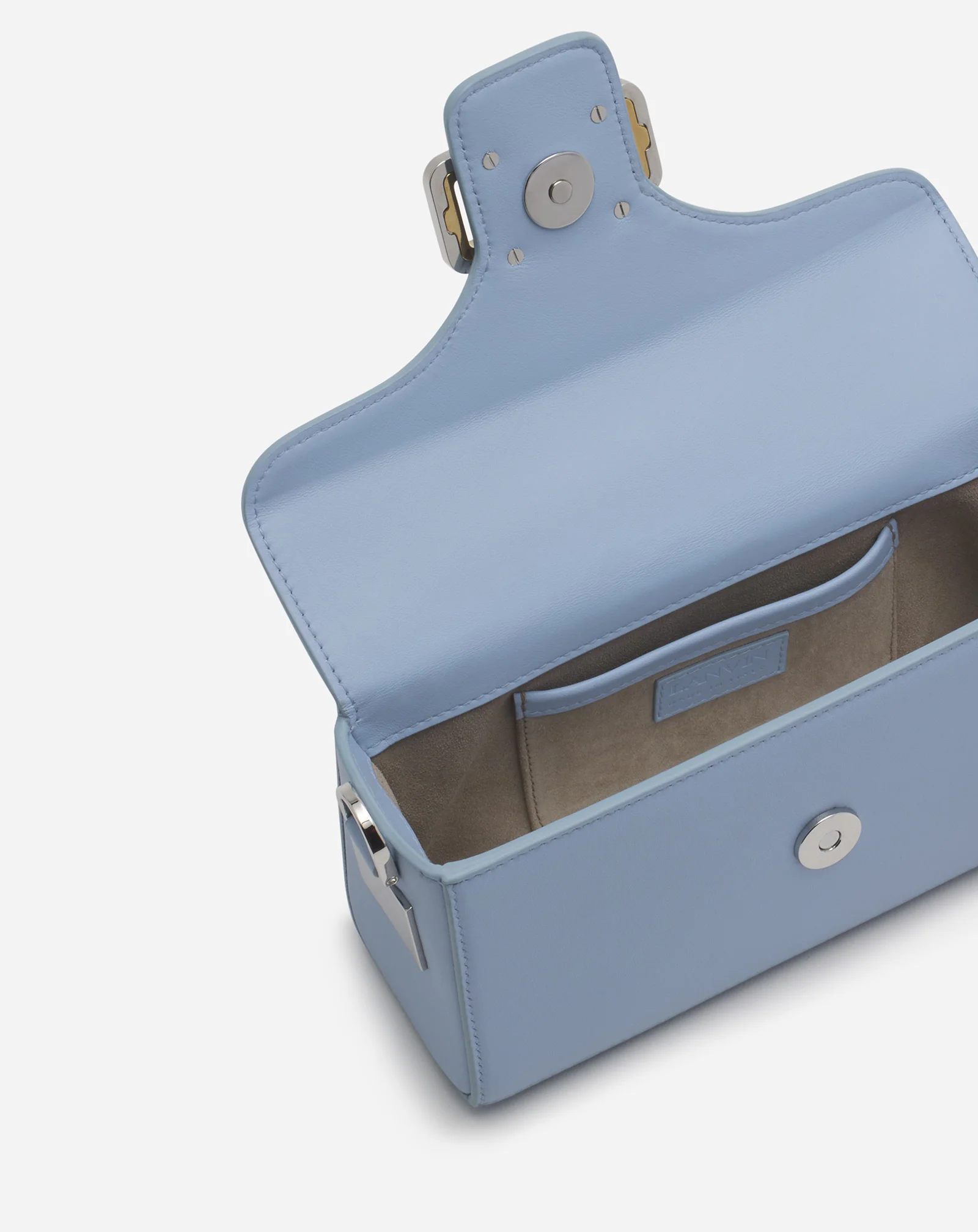 Nano pencil cat leather bag