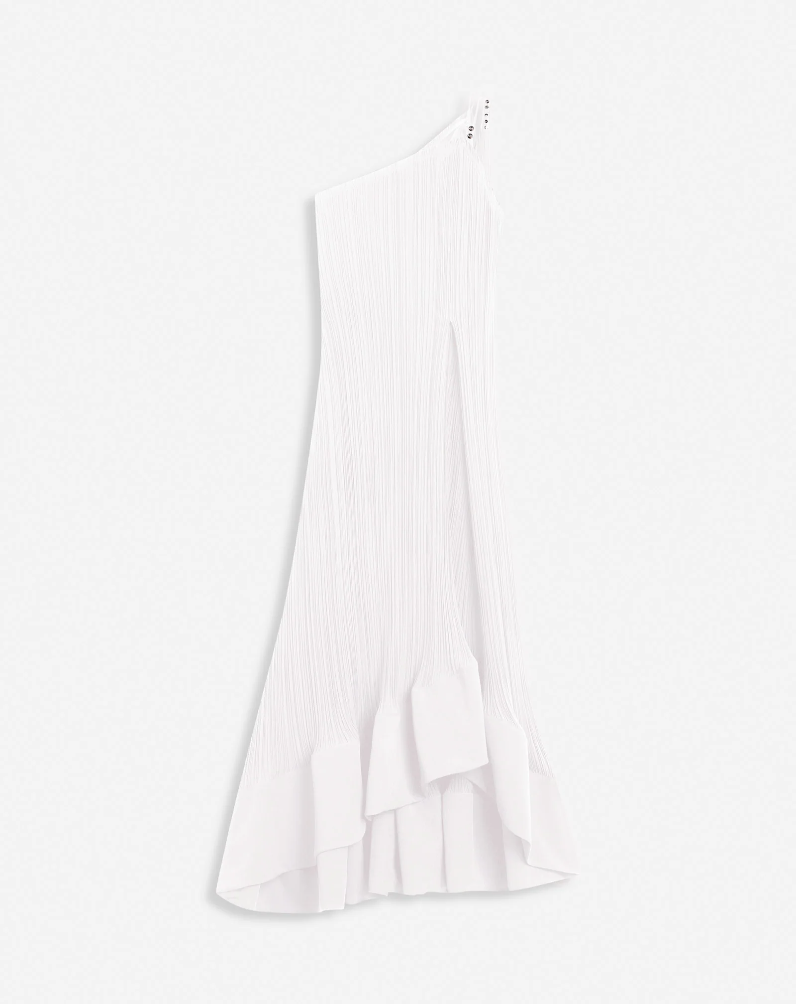 Asymmetrical pleated dress