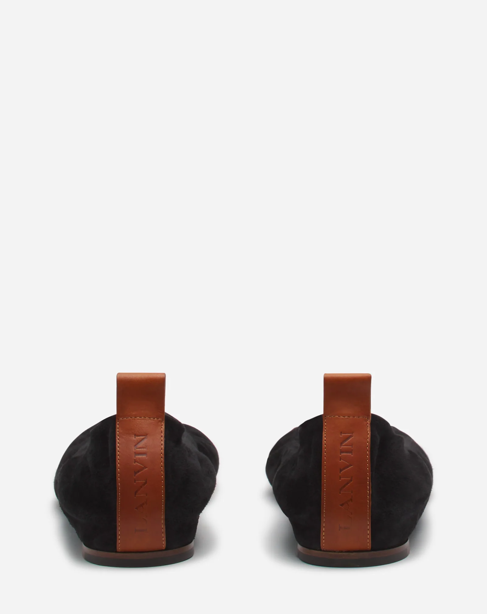 The suede ballerina flat