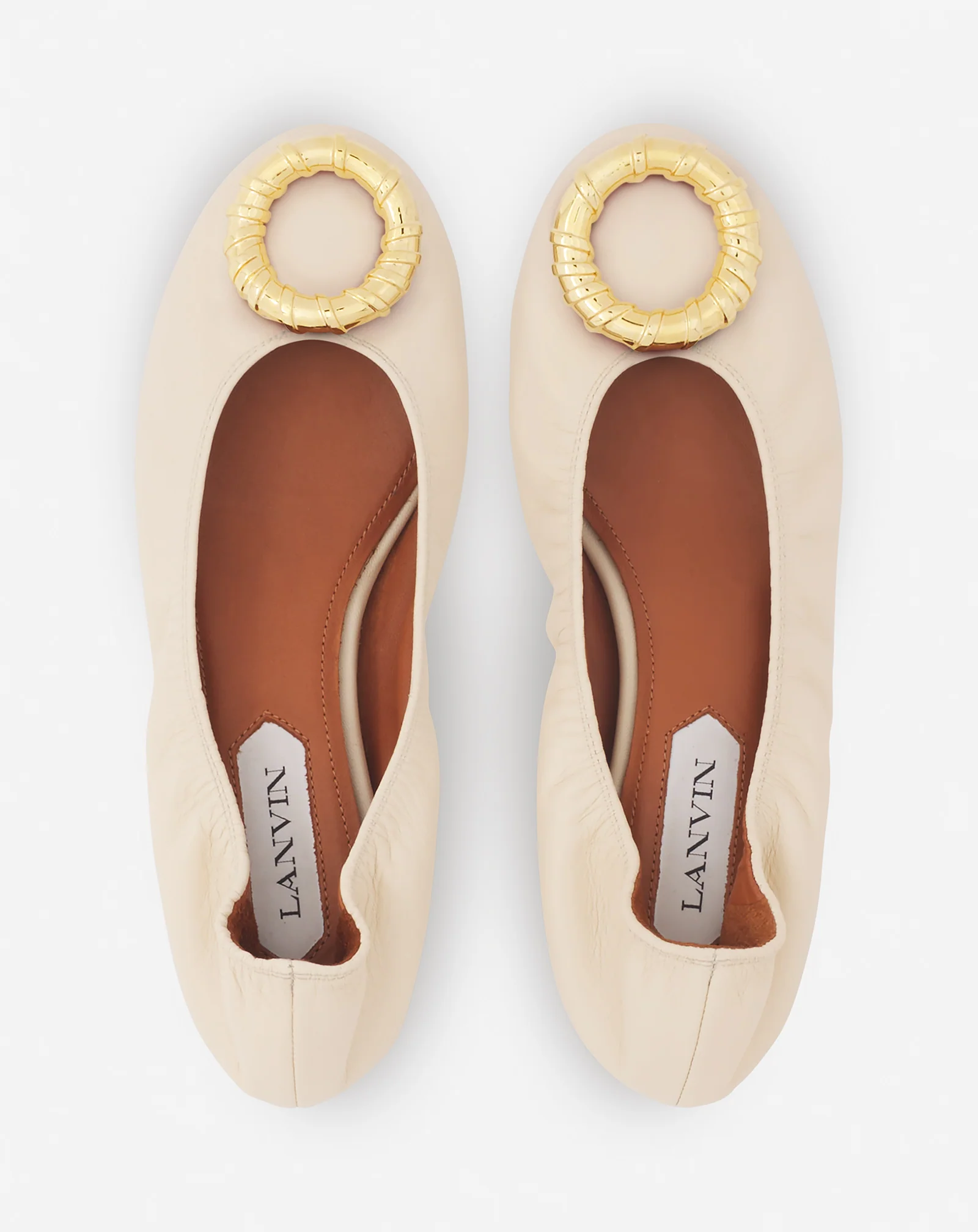 Mélodie leather ballerina flat