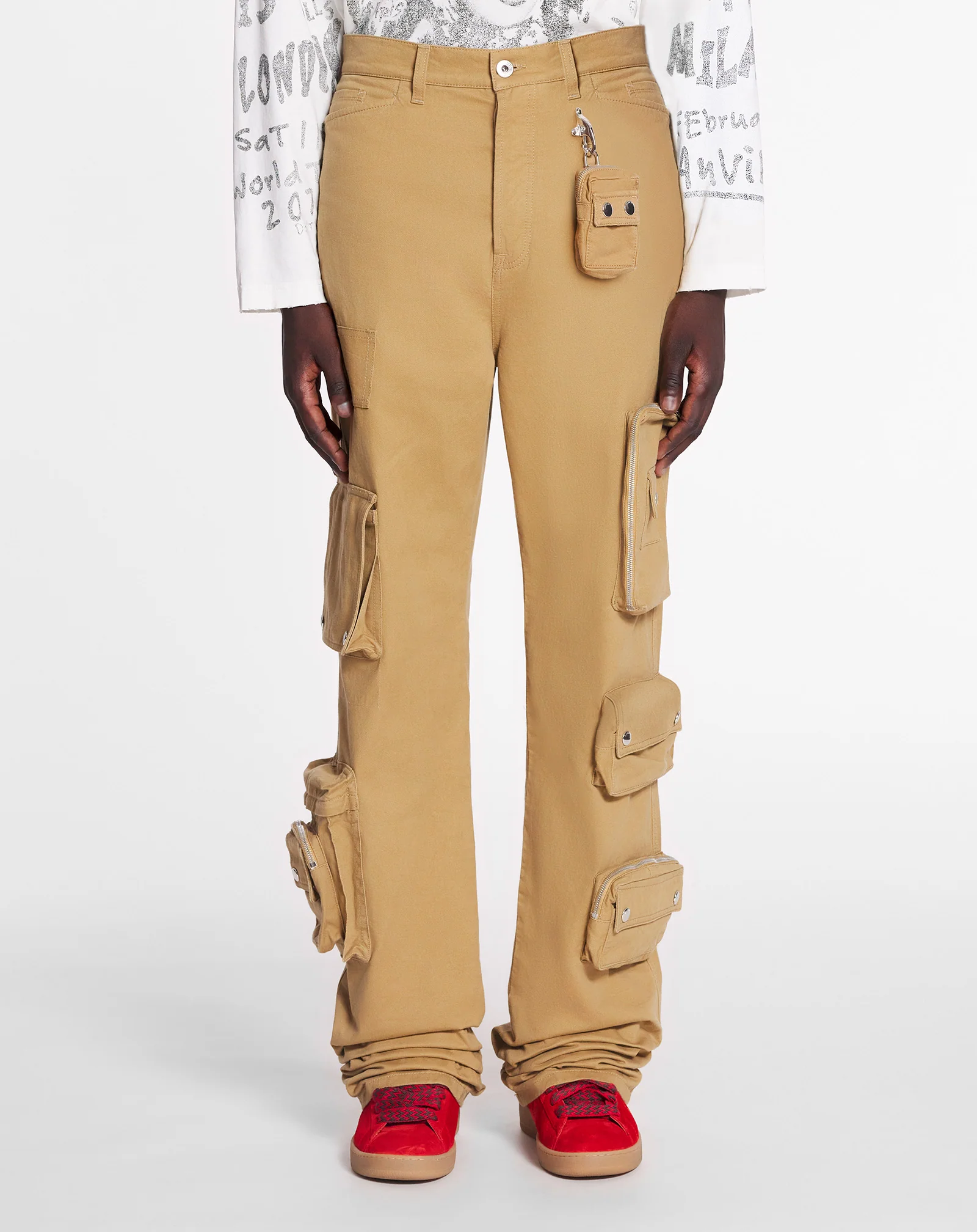 Lanvin x future wide-leg utility pants
