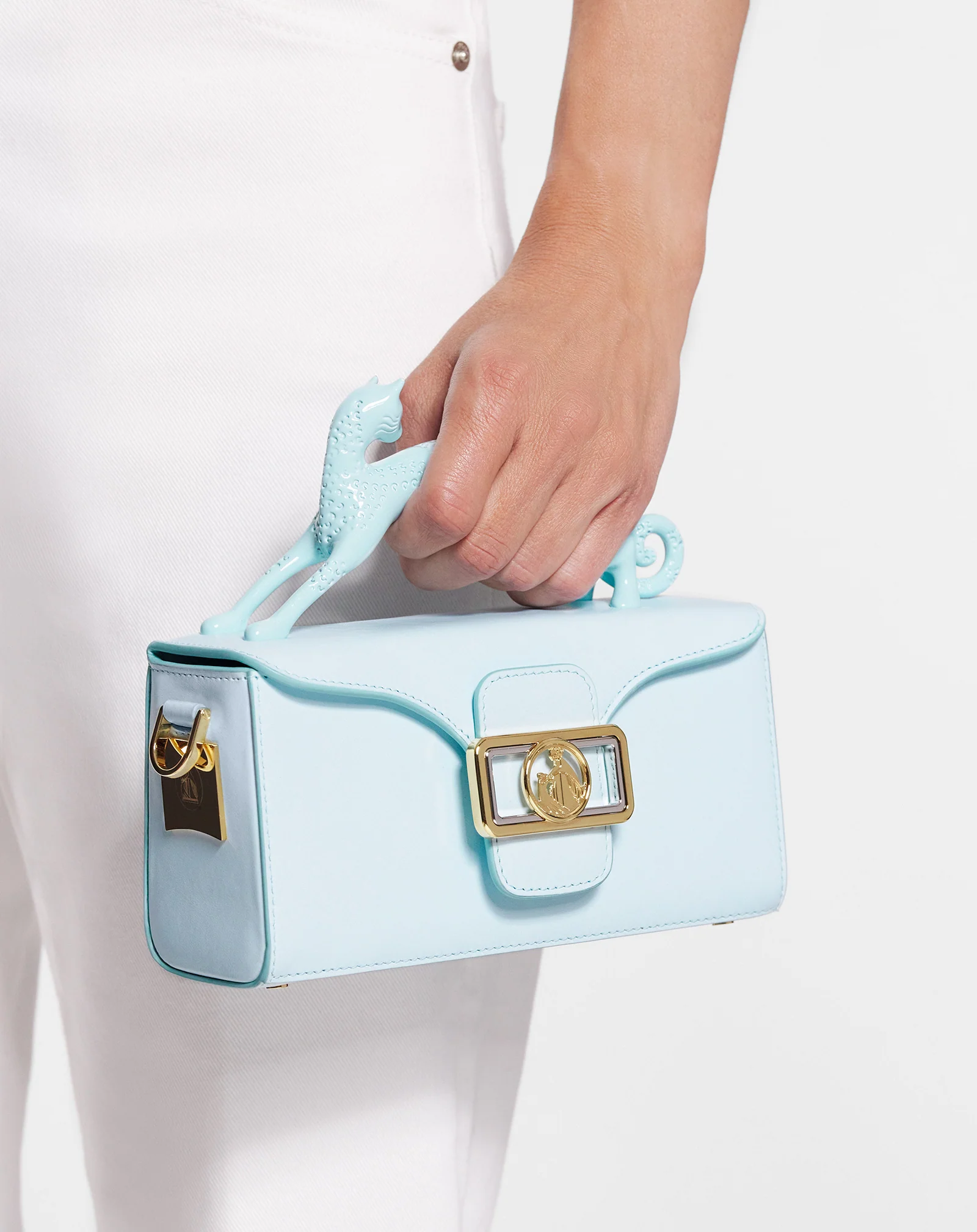 Leather nano pencil cat bag