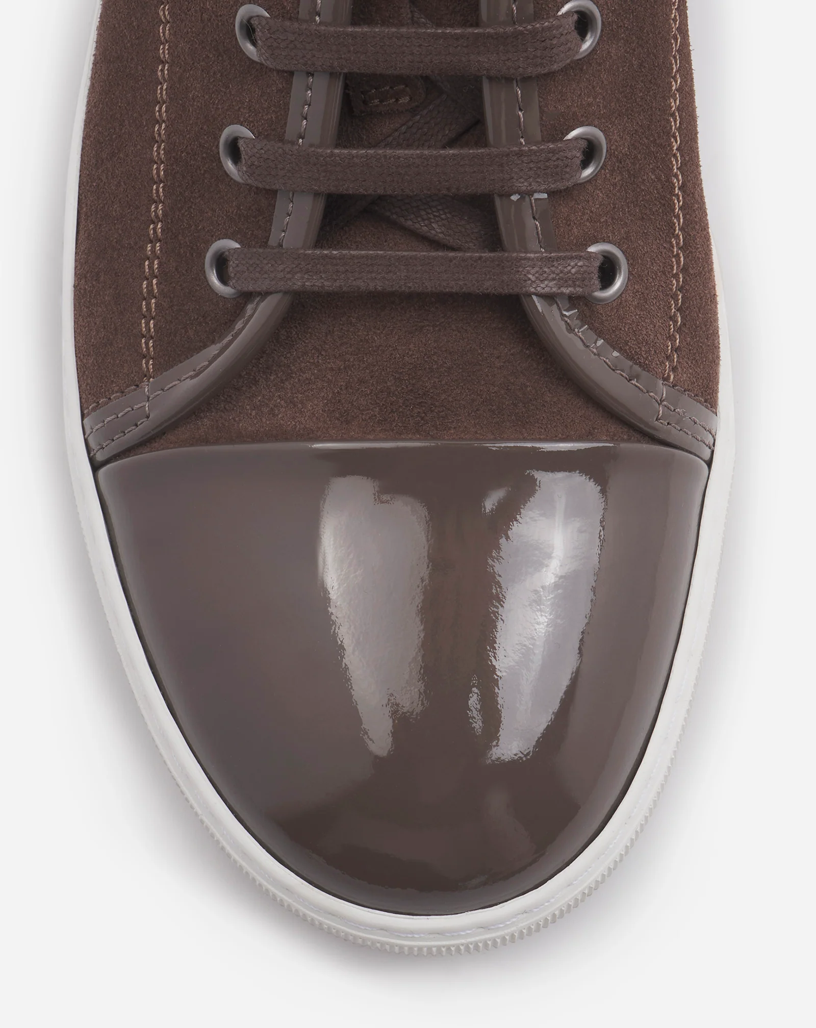 Dbb1 leather and suede sneakers