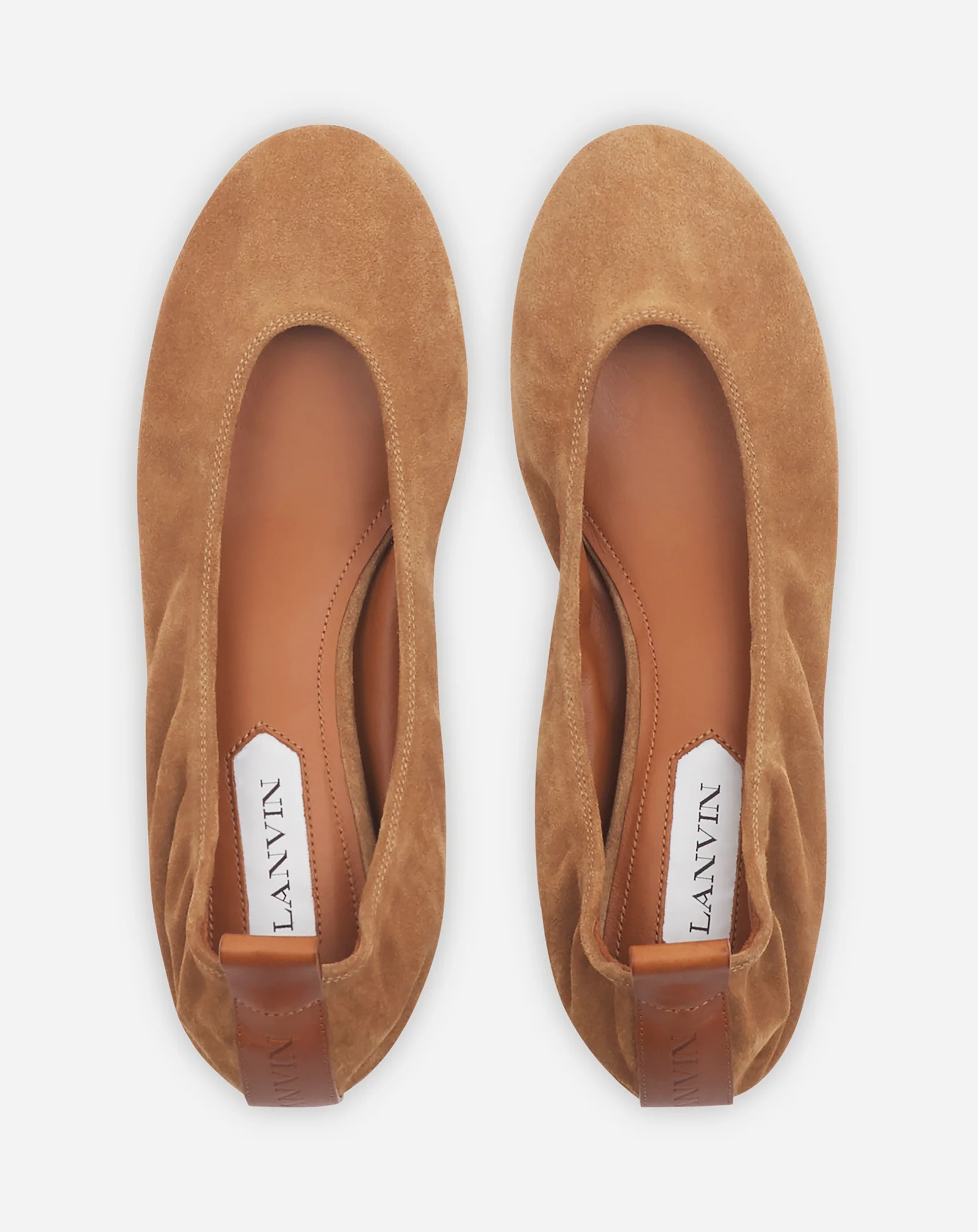 The suede ballerina flat