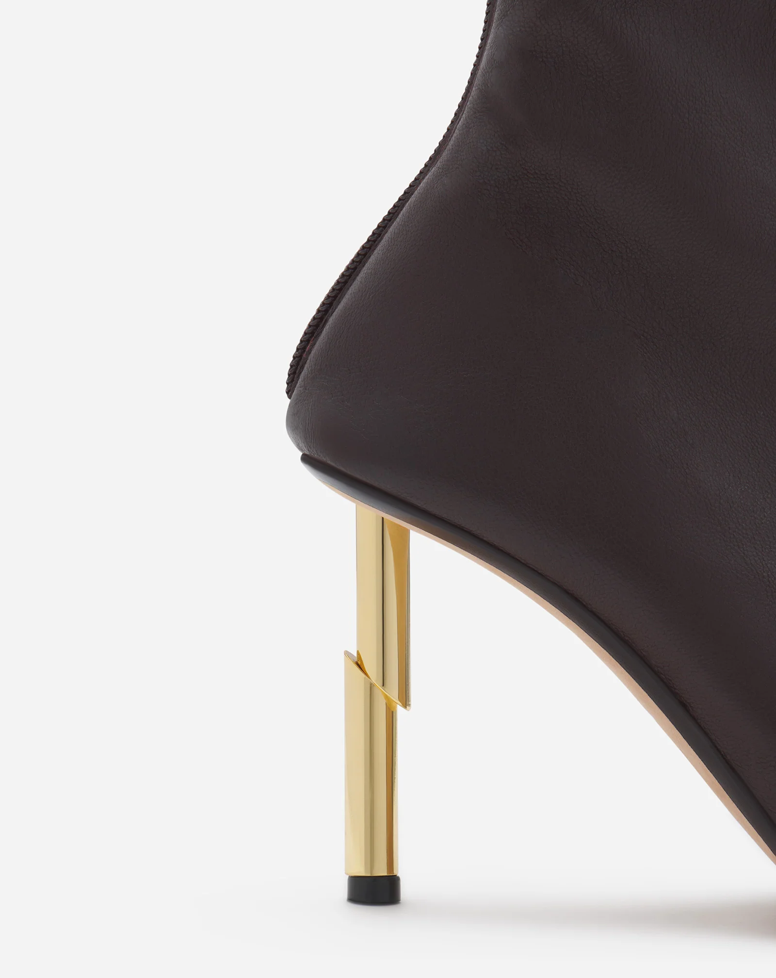 Leather sequence by lanvin ankle boots