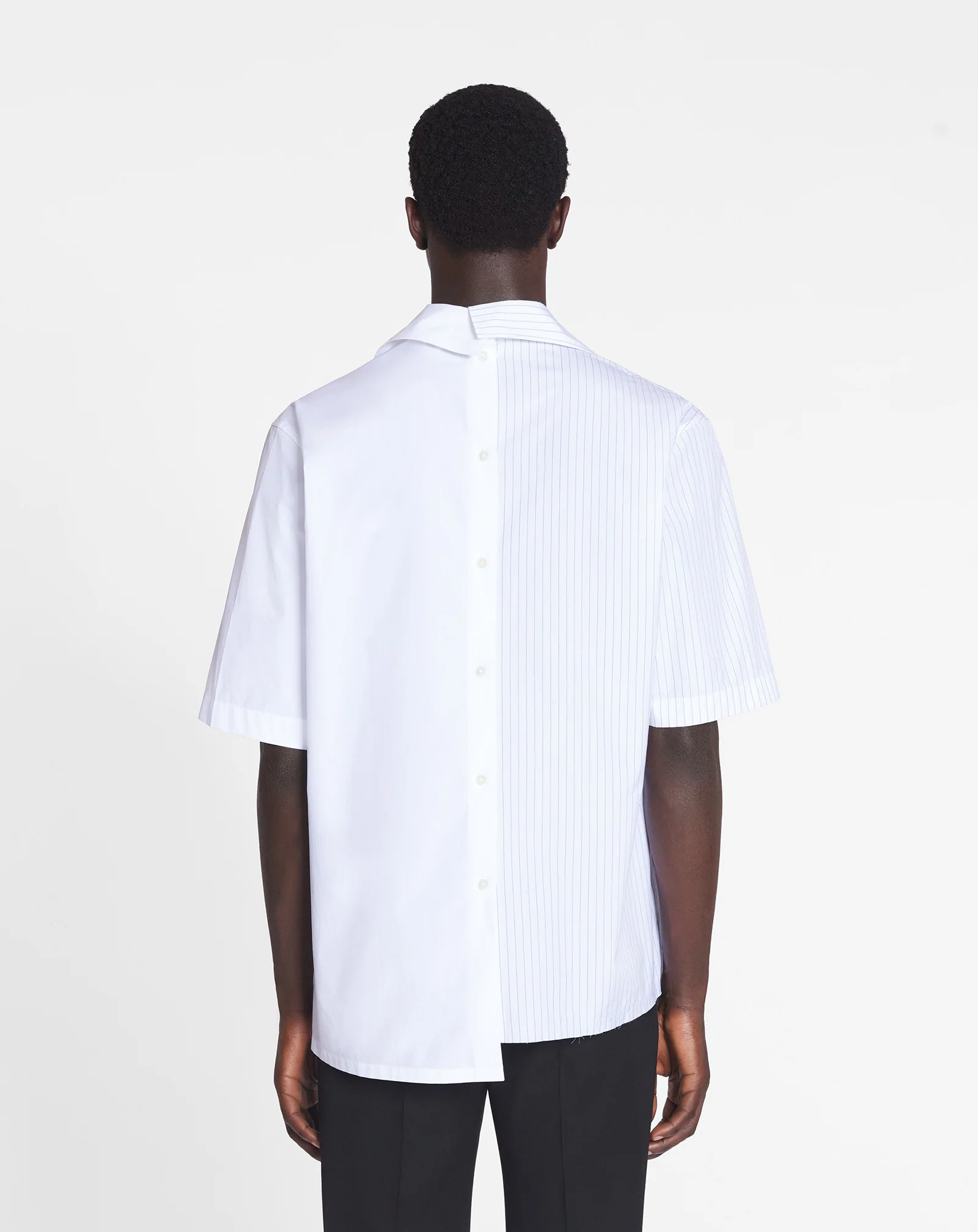 Asymmetrical shirt archives print