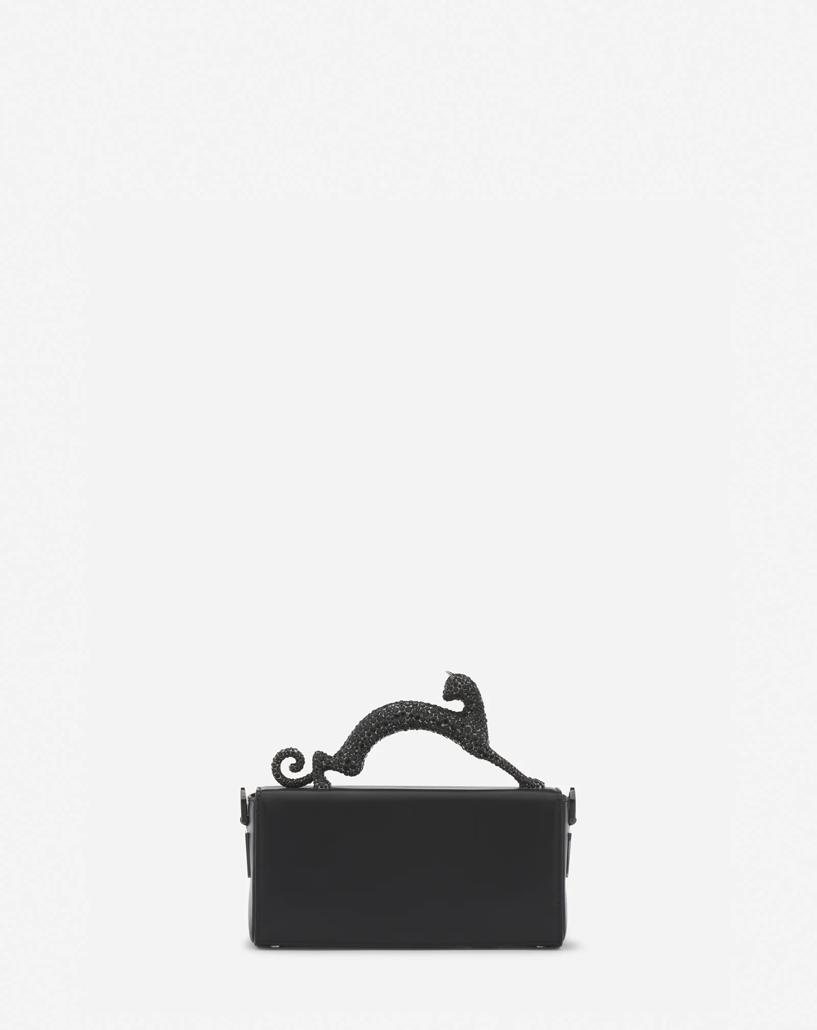 Nano pencil cat leather  bag