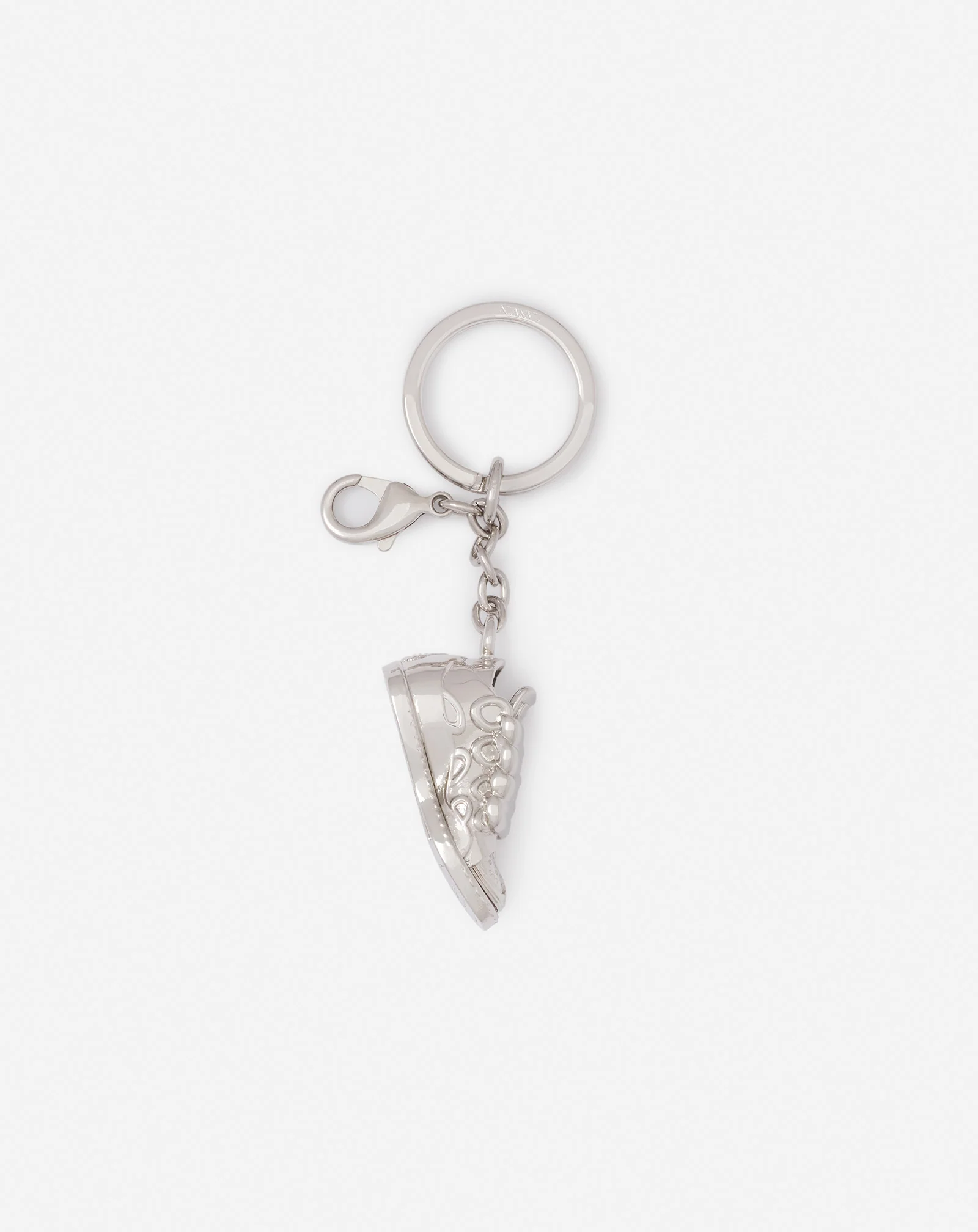 Curb sneakers brass key ring