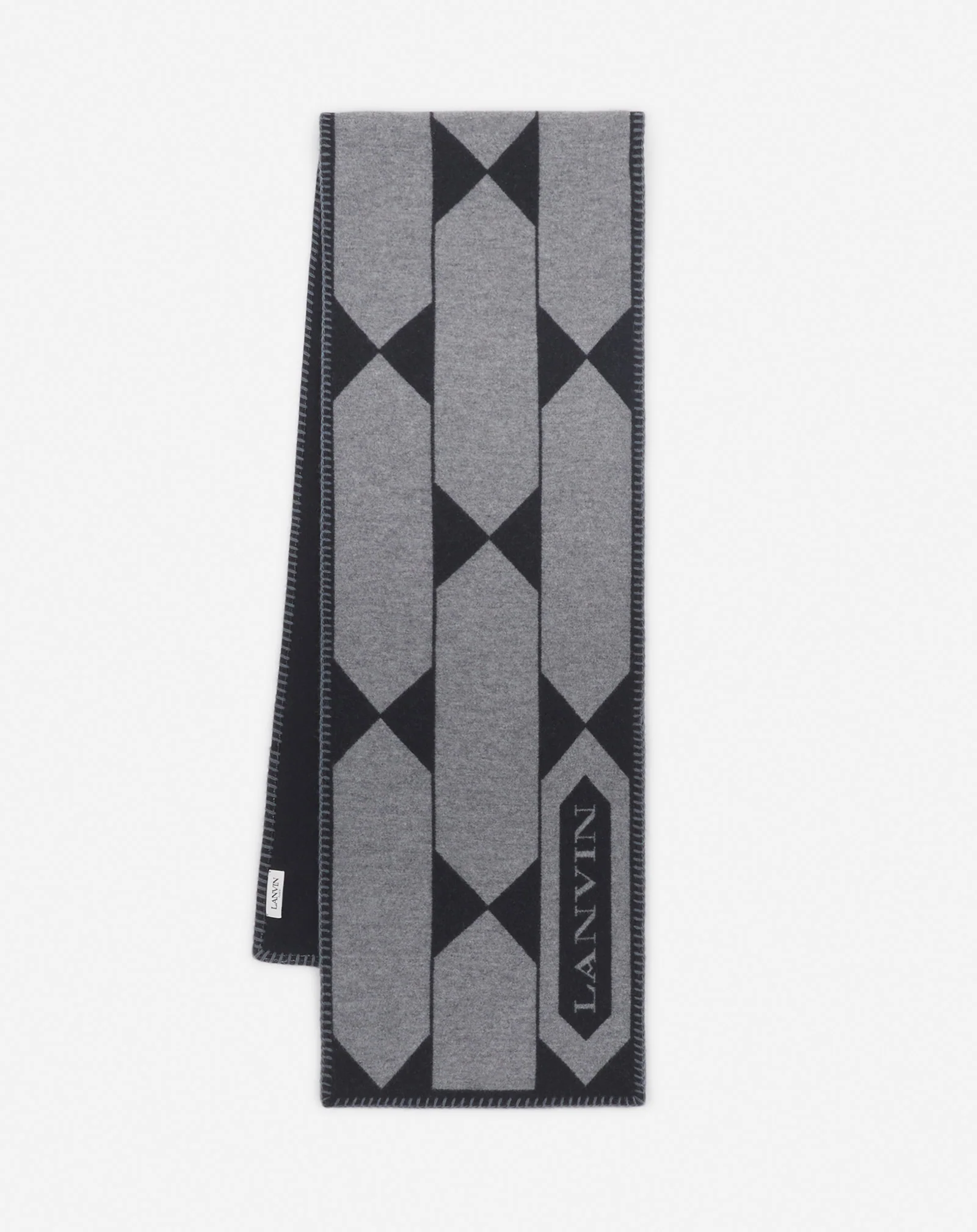 Lanvin label scarf in wool