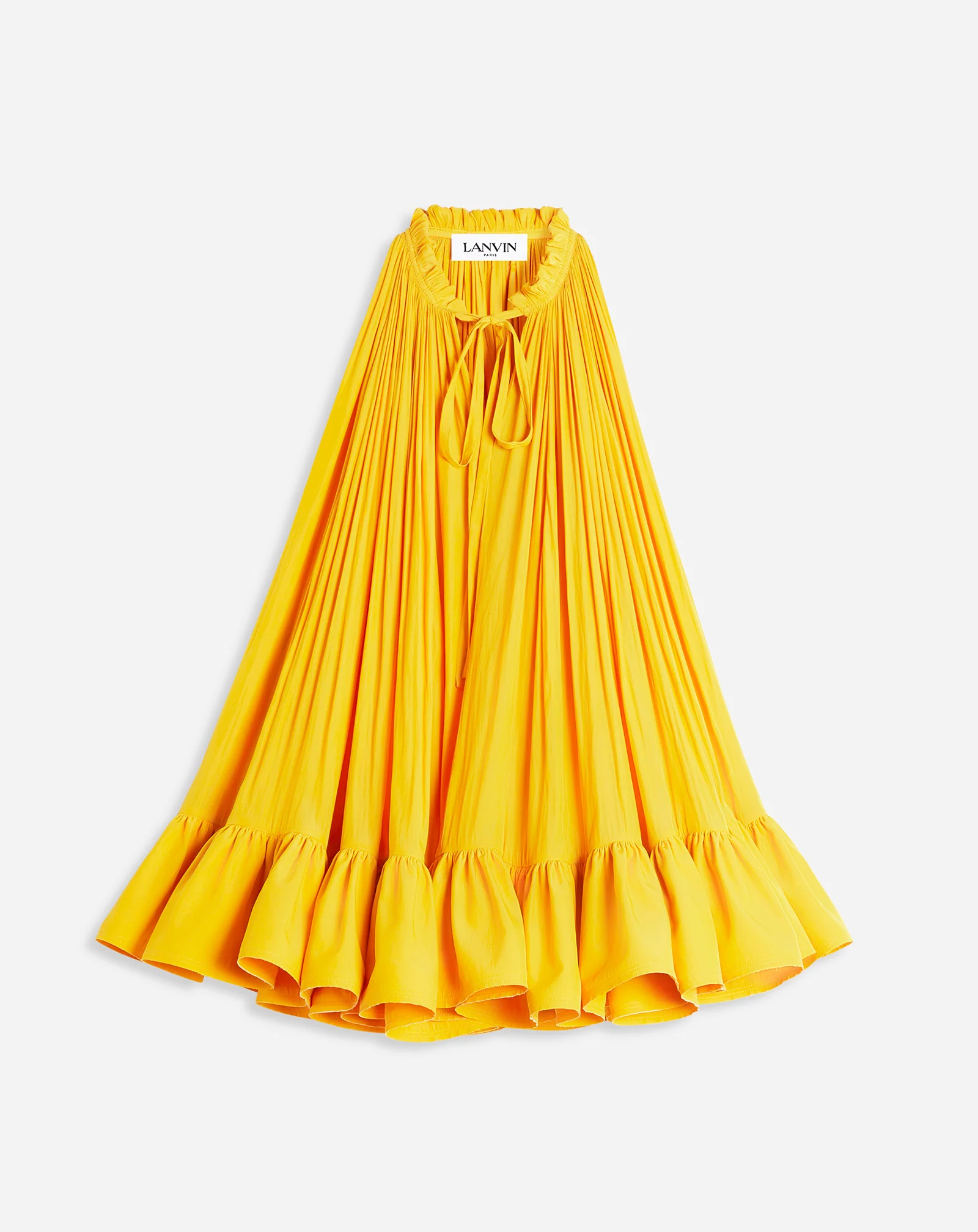 Short dress with ruffles