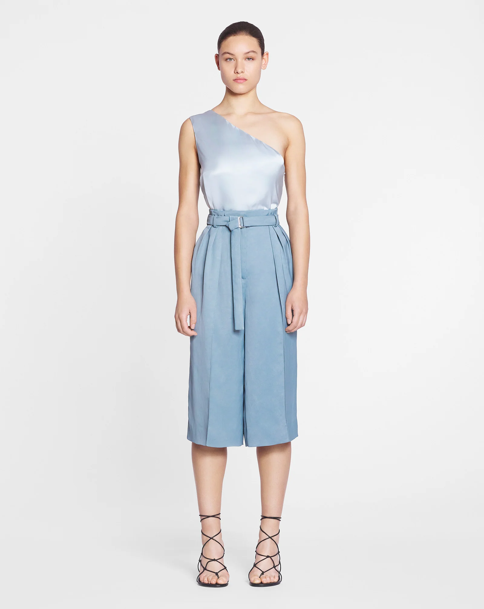 Asymmetrical top with ribbon detail