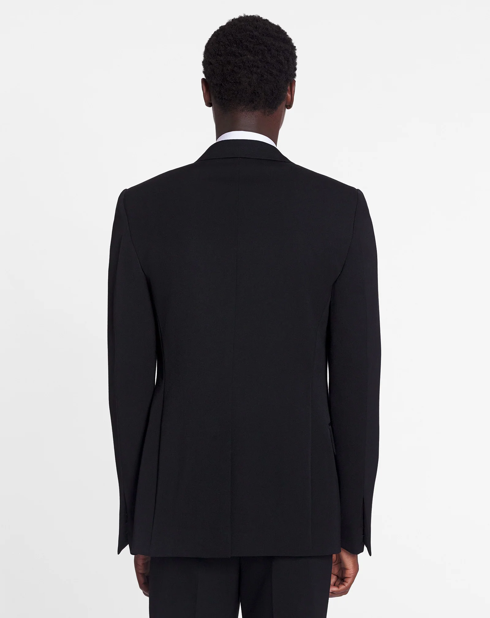 Satin collar tuxedo jacket