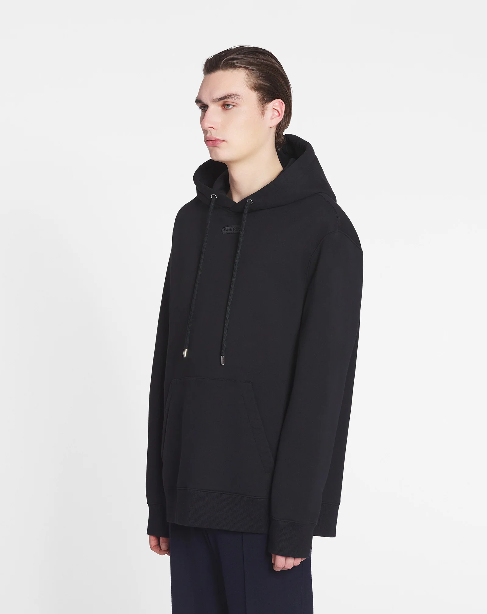 Lanvin detail loose-fitting hoodie