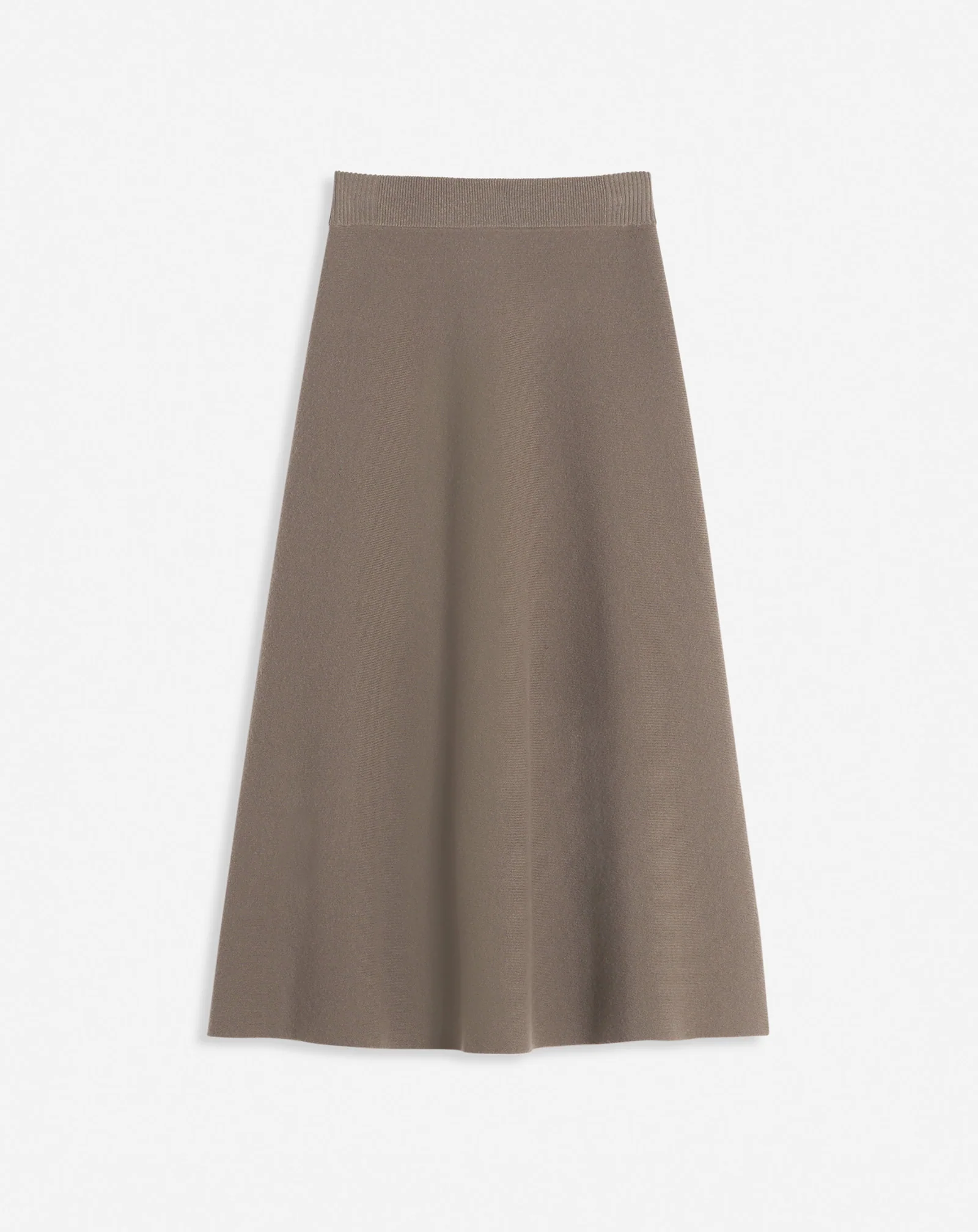 Flared midi skirt