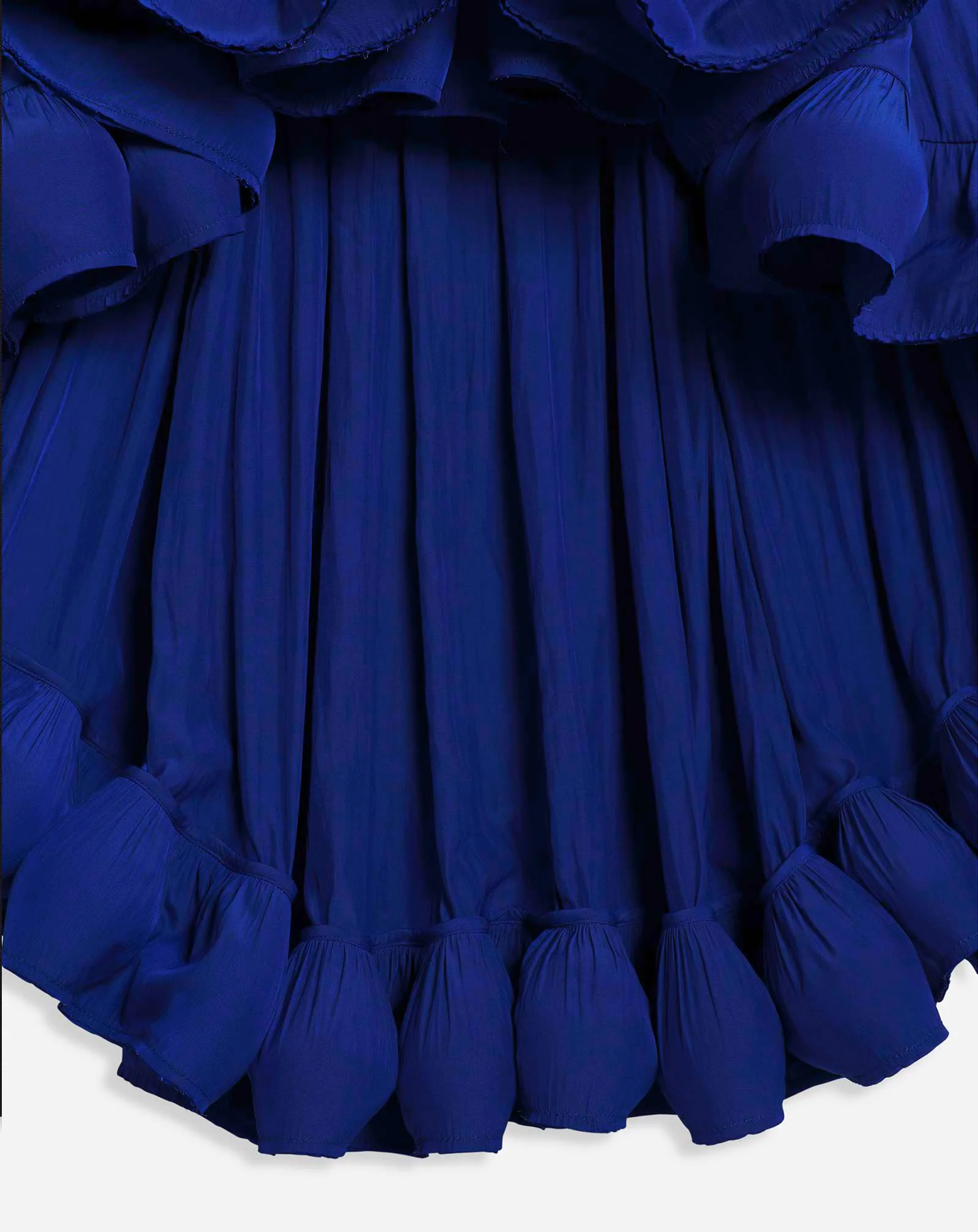 Long charmeuse tribute dress