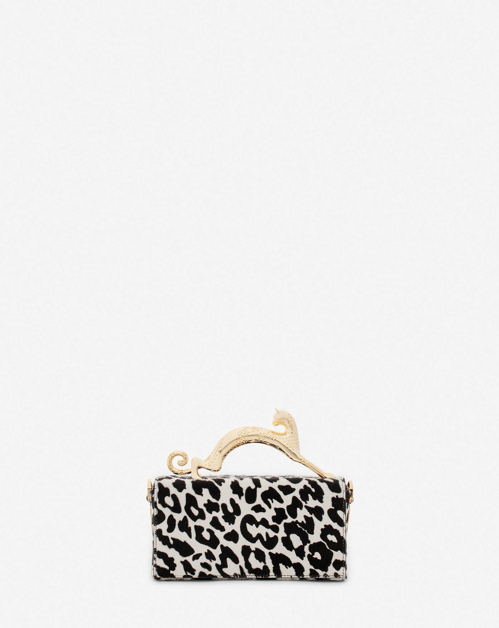 Nano pencil cat bag in pony-effect leather