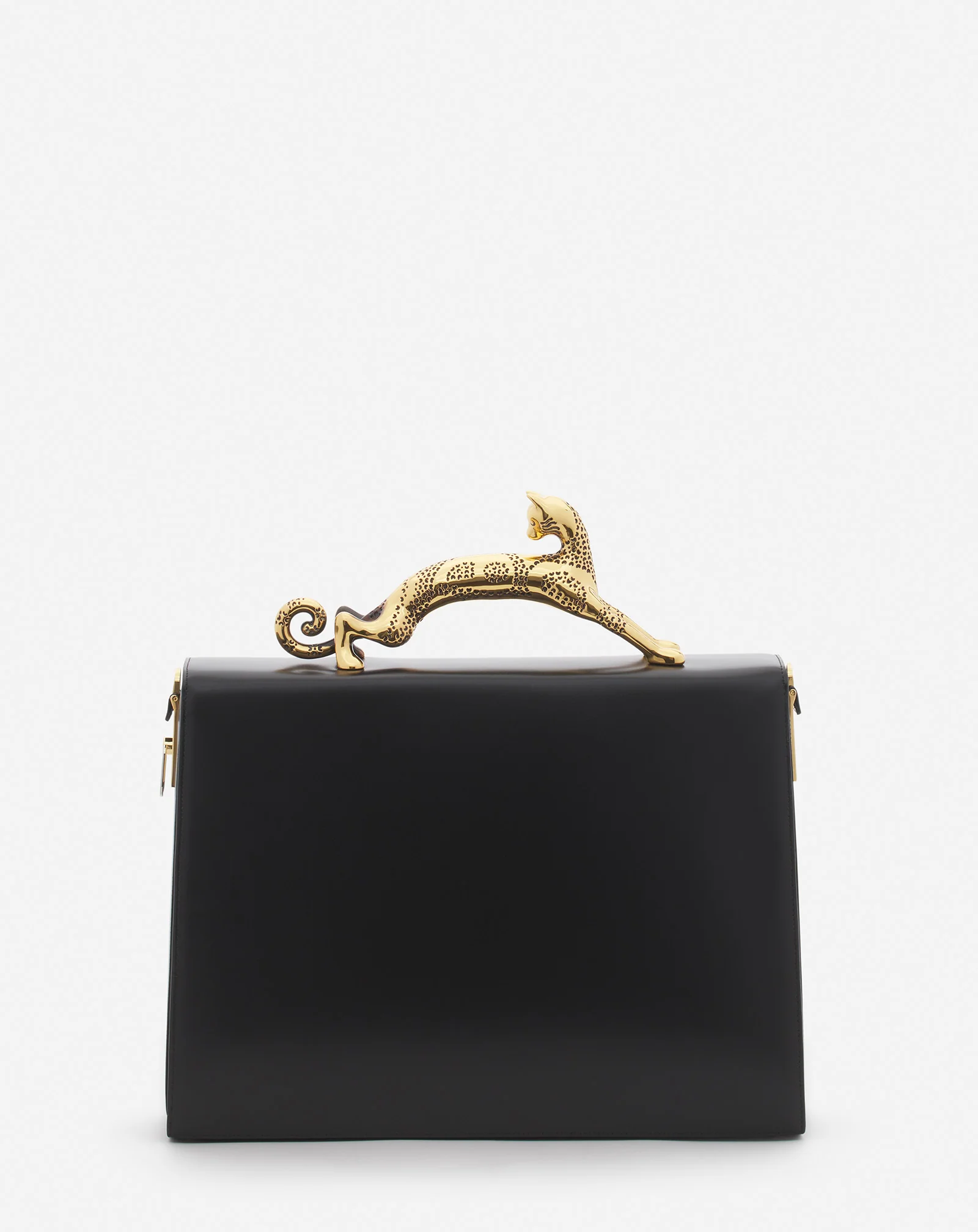 Lanvin x future pencil leather briefcase