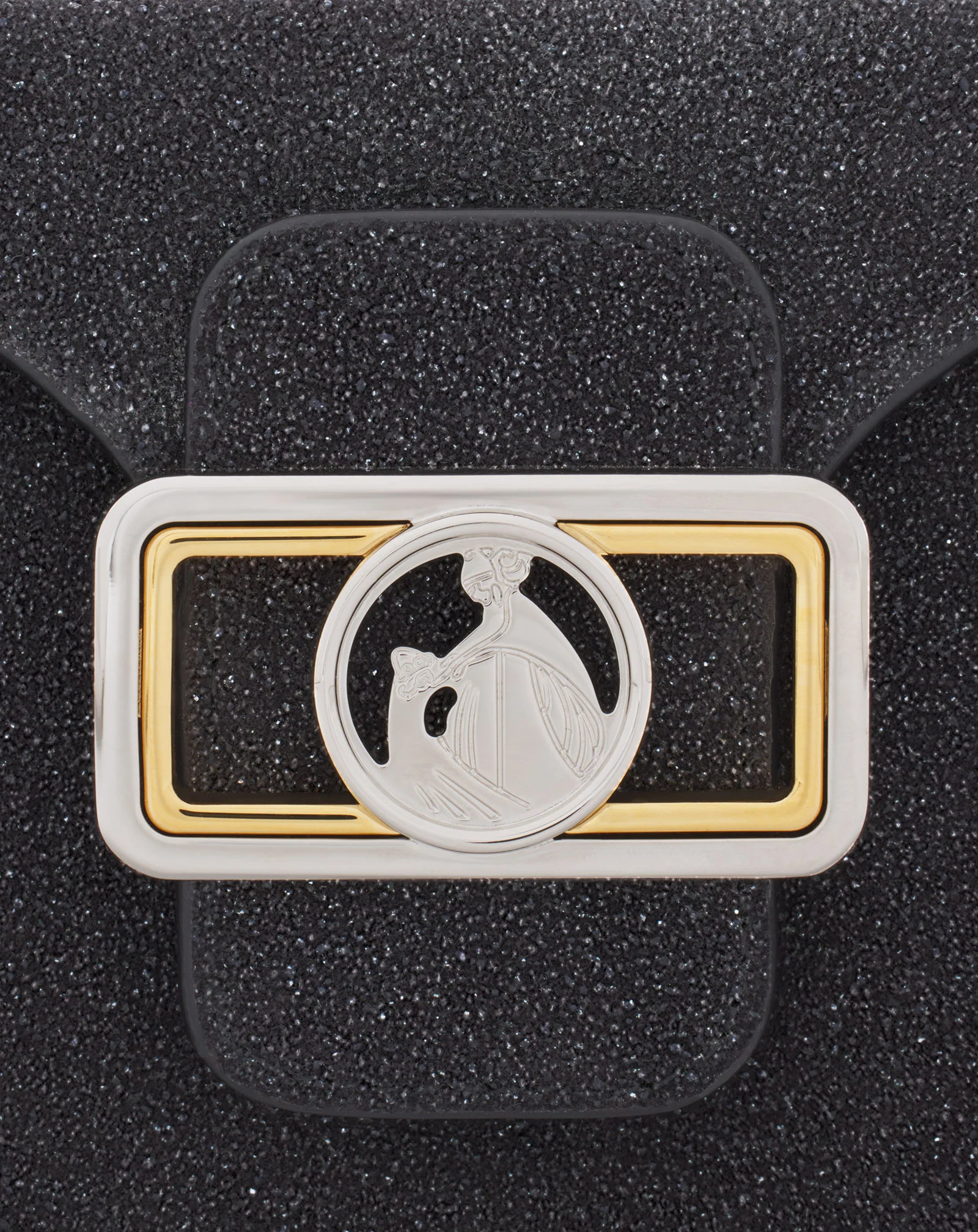 Nano pencil cat bag in suede