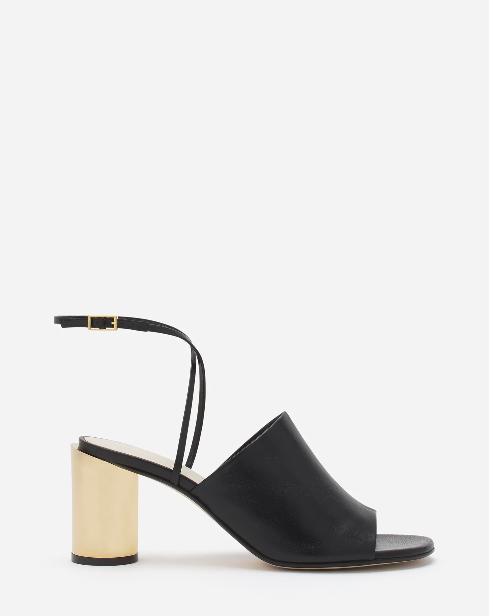 Leather sequence by lanvin chunky heeled sandals