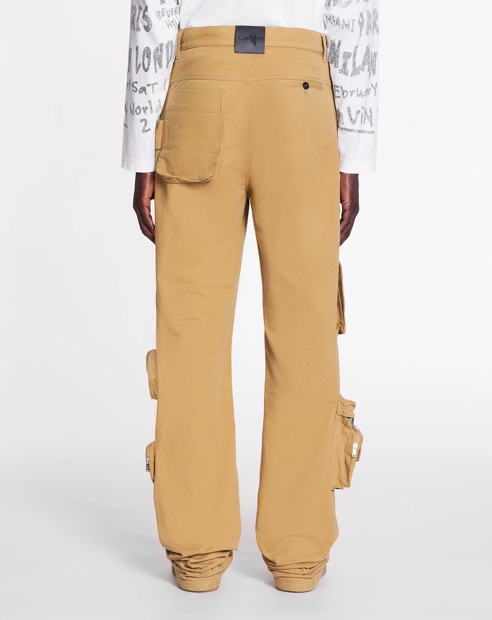 Lanvin x future wide-leg utility pants