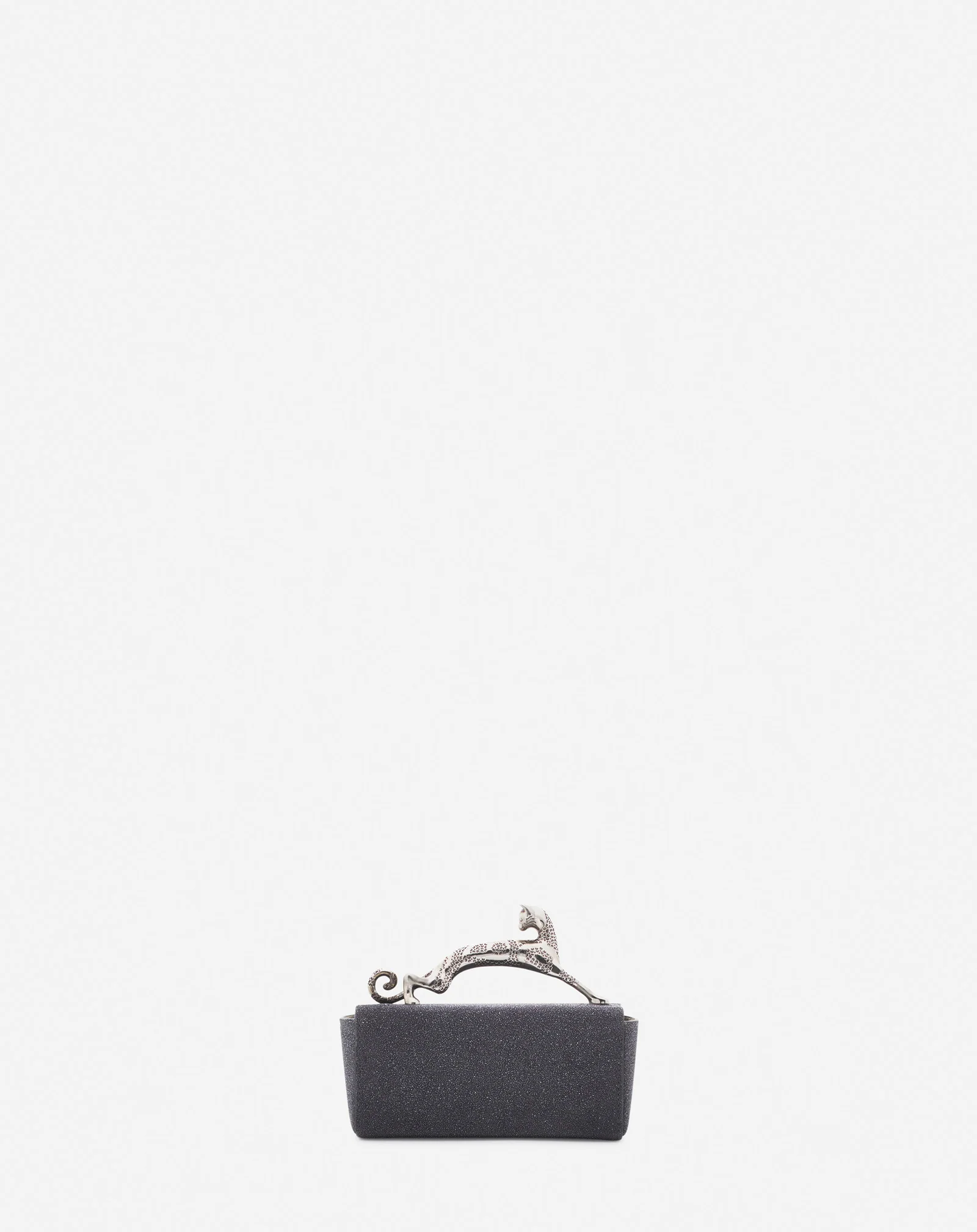 Micro pencil cat bag in suede