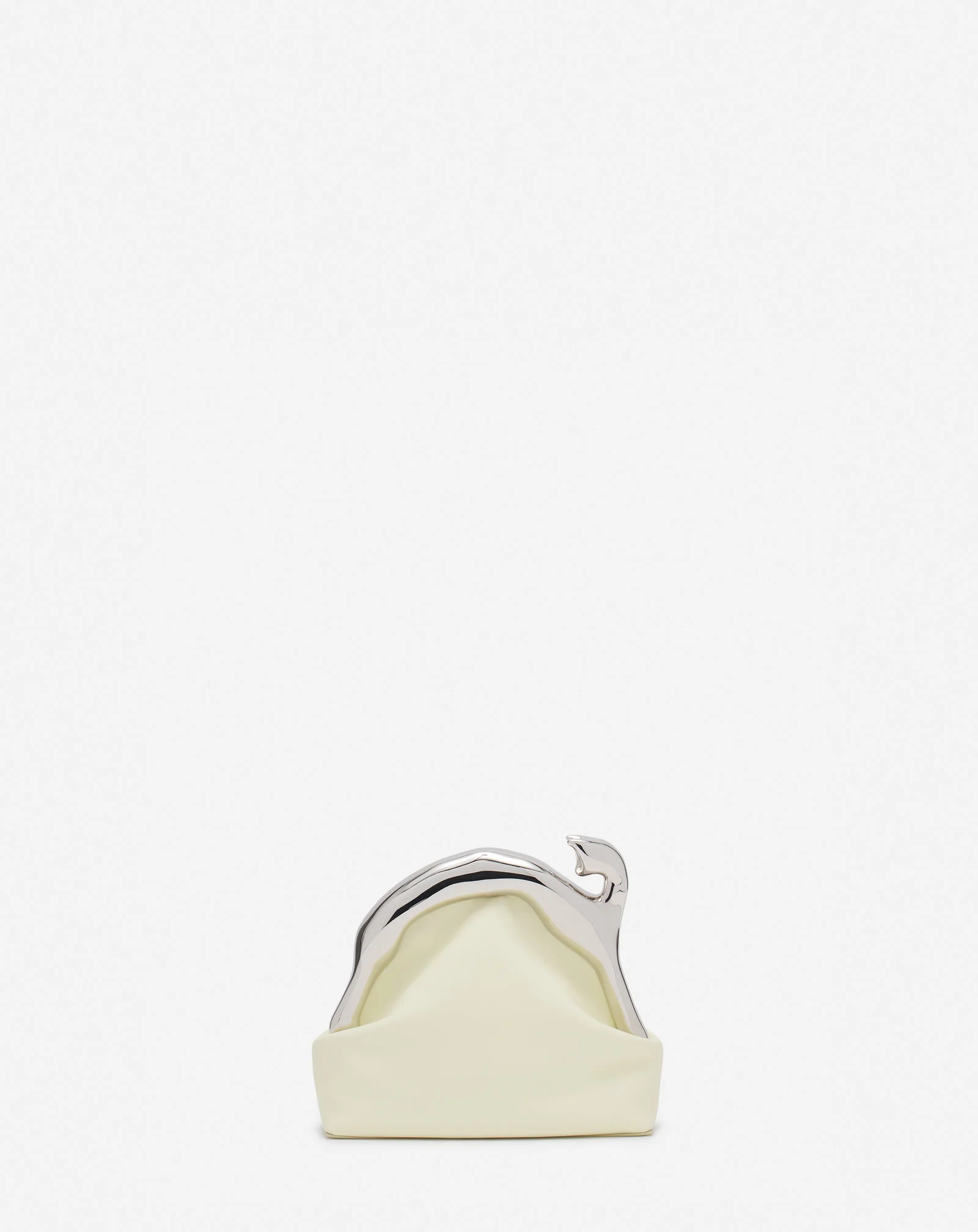 Fusion cat leather clutch bag