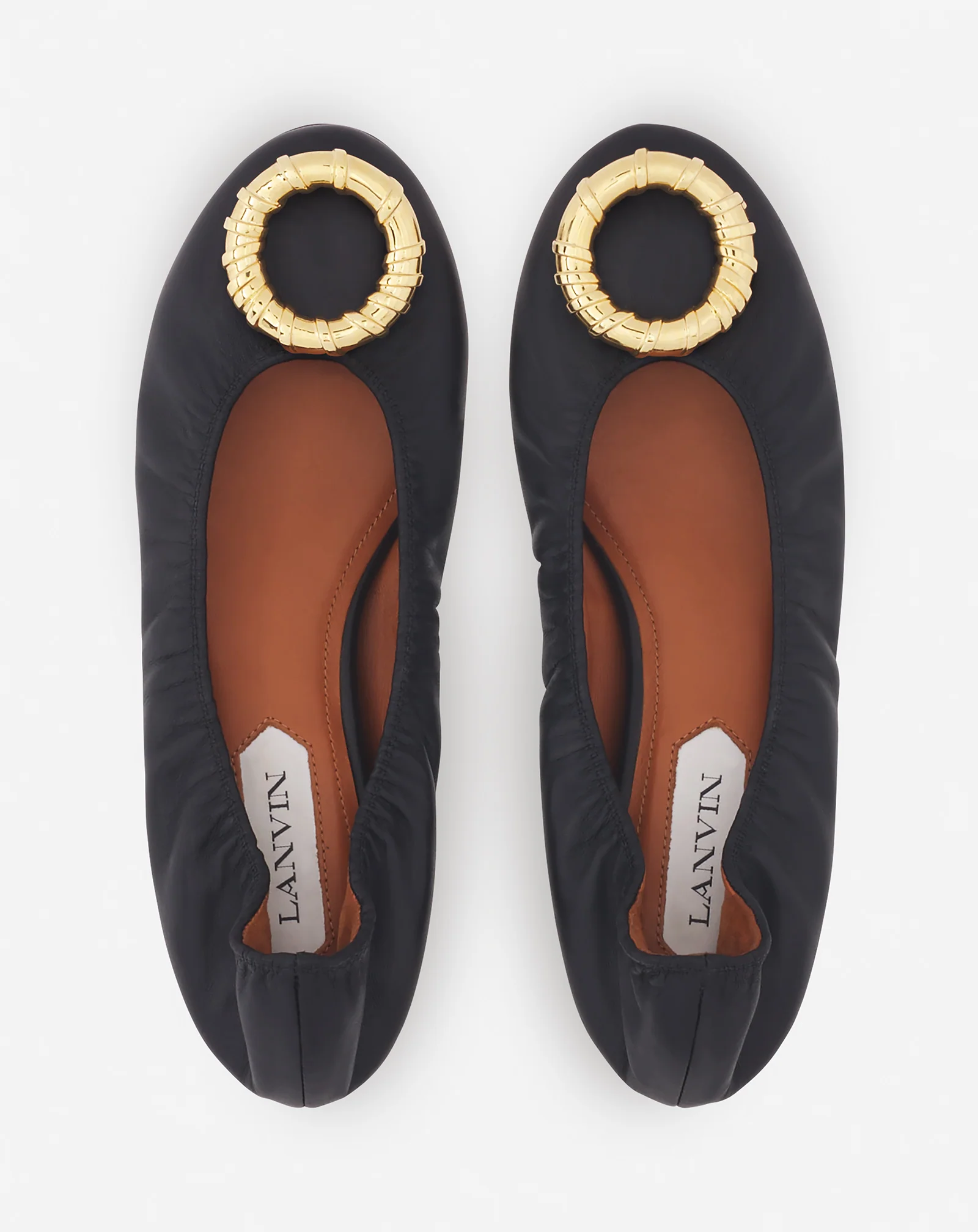 Mélodie leather ballerina flat