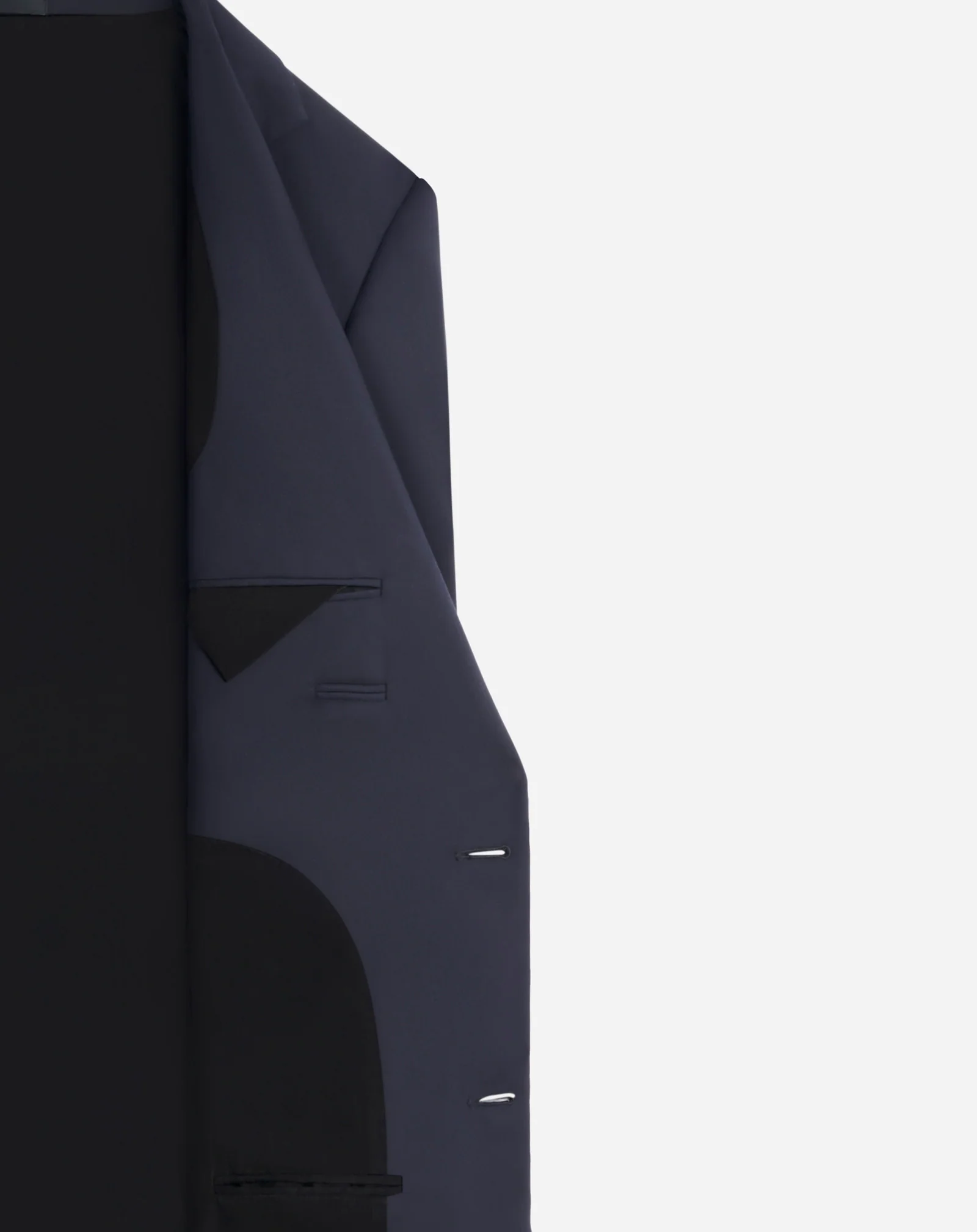 Single-breasted flap pockets jacket