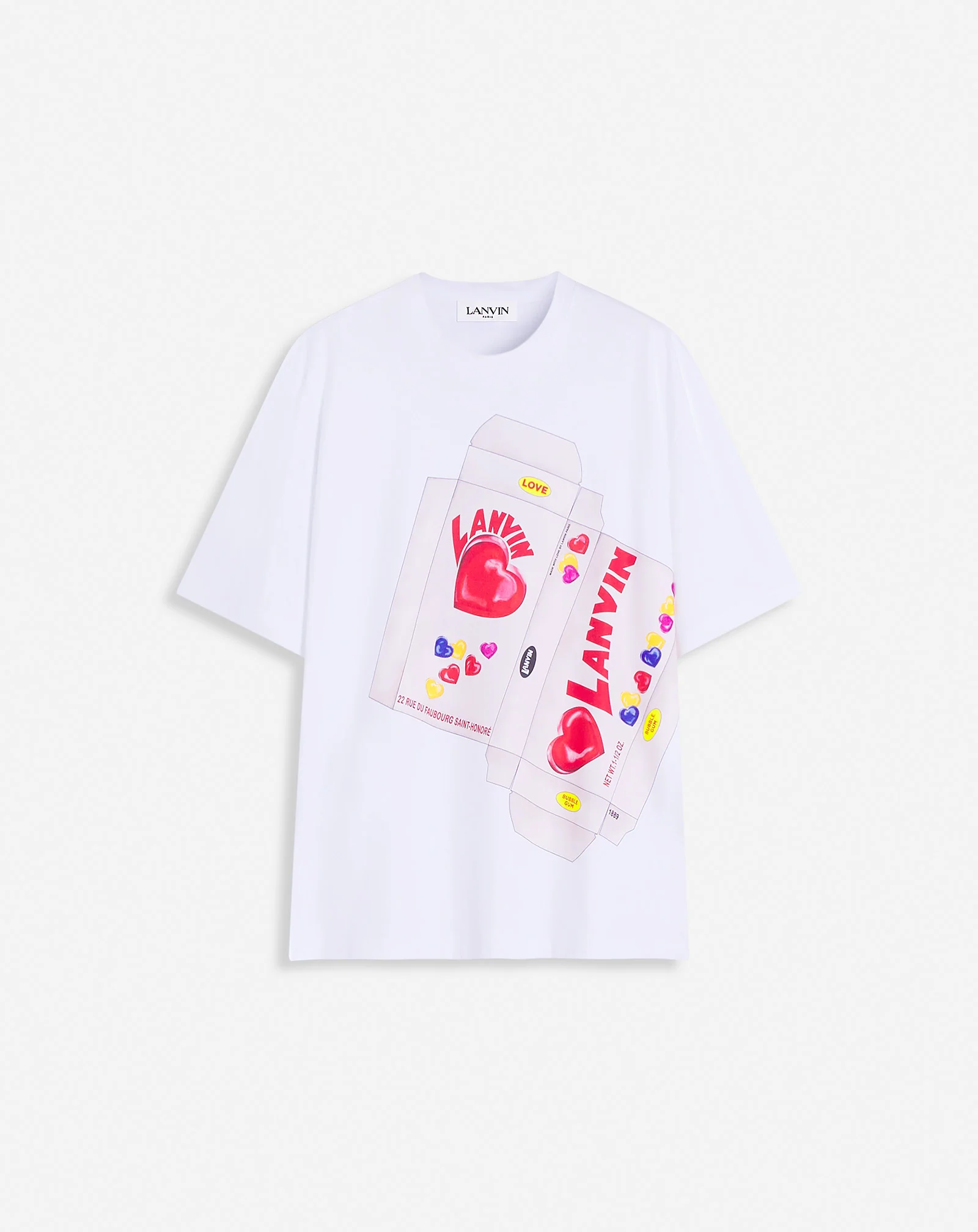 Lanvin candy print straight fit t-shirt