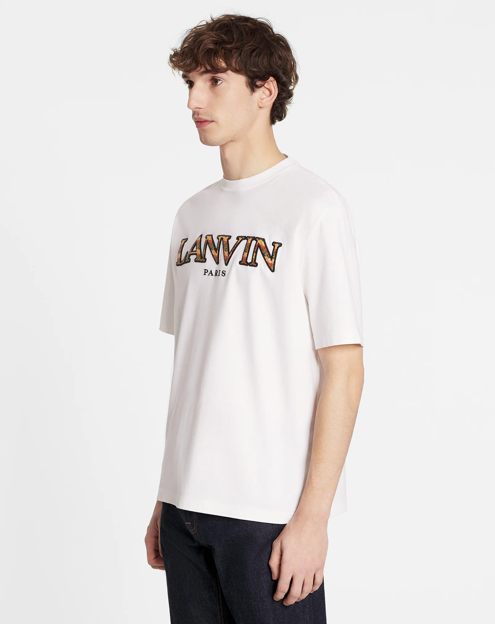 Classic curb embroidered t-shirt