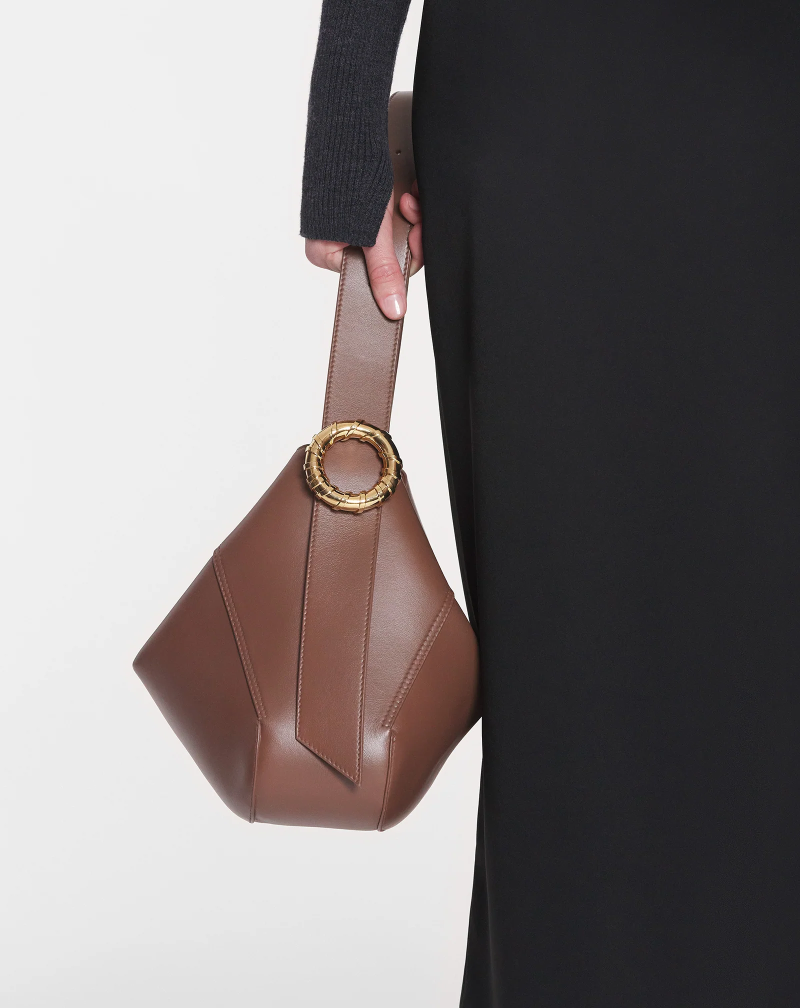 Leather mélodie hobo bag