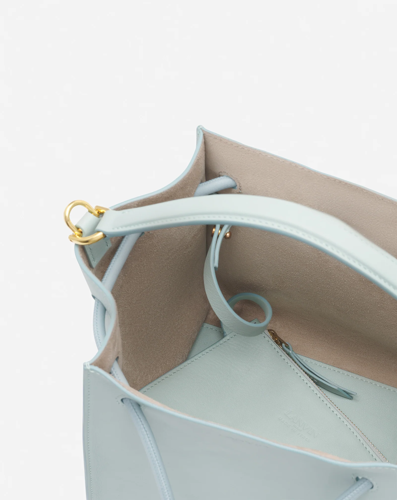 Small leather sequence by lanvin handbag