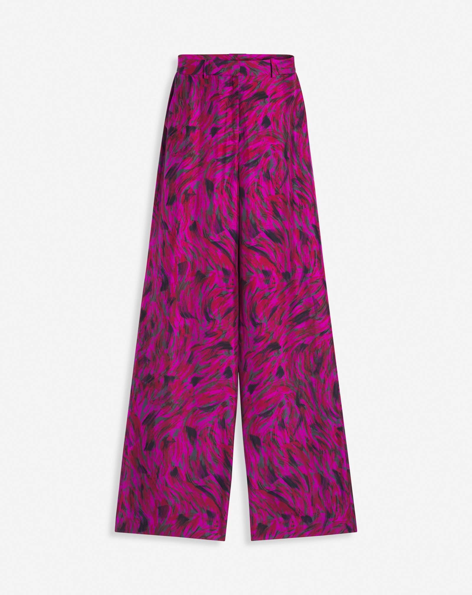 Printed wide leg pants