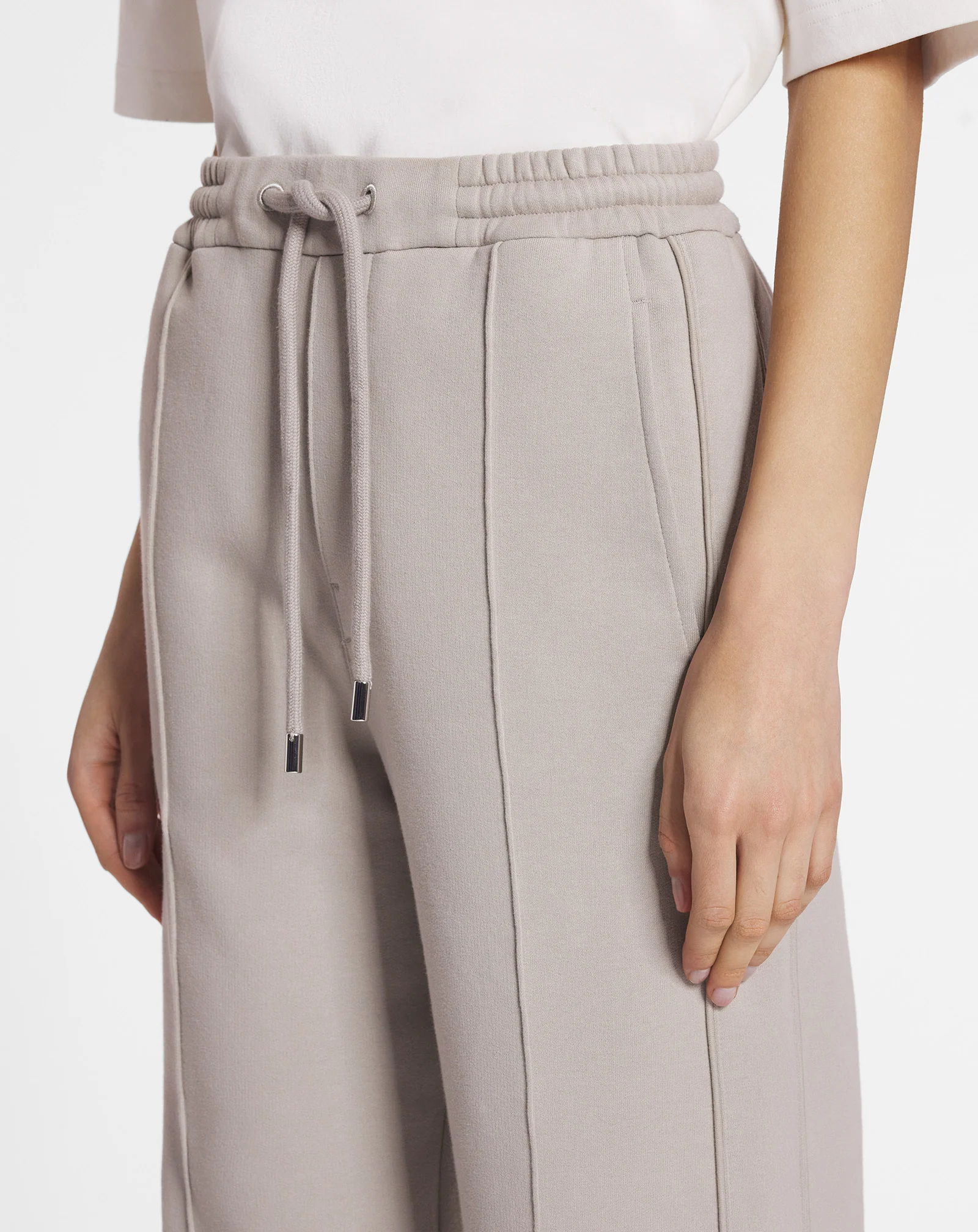 Training pants with mohair detail