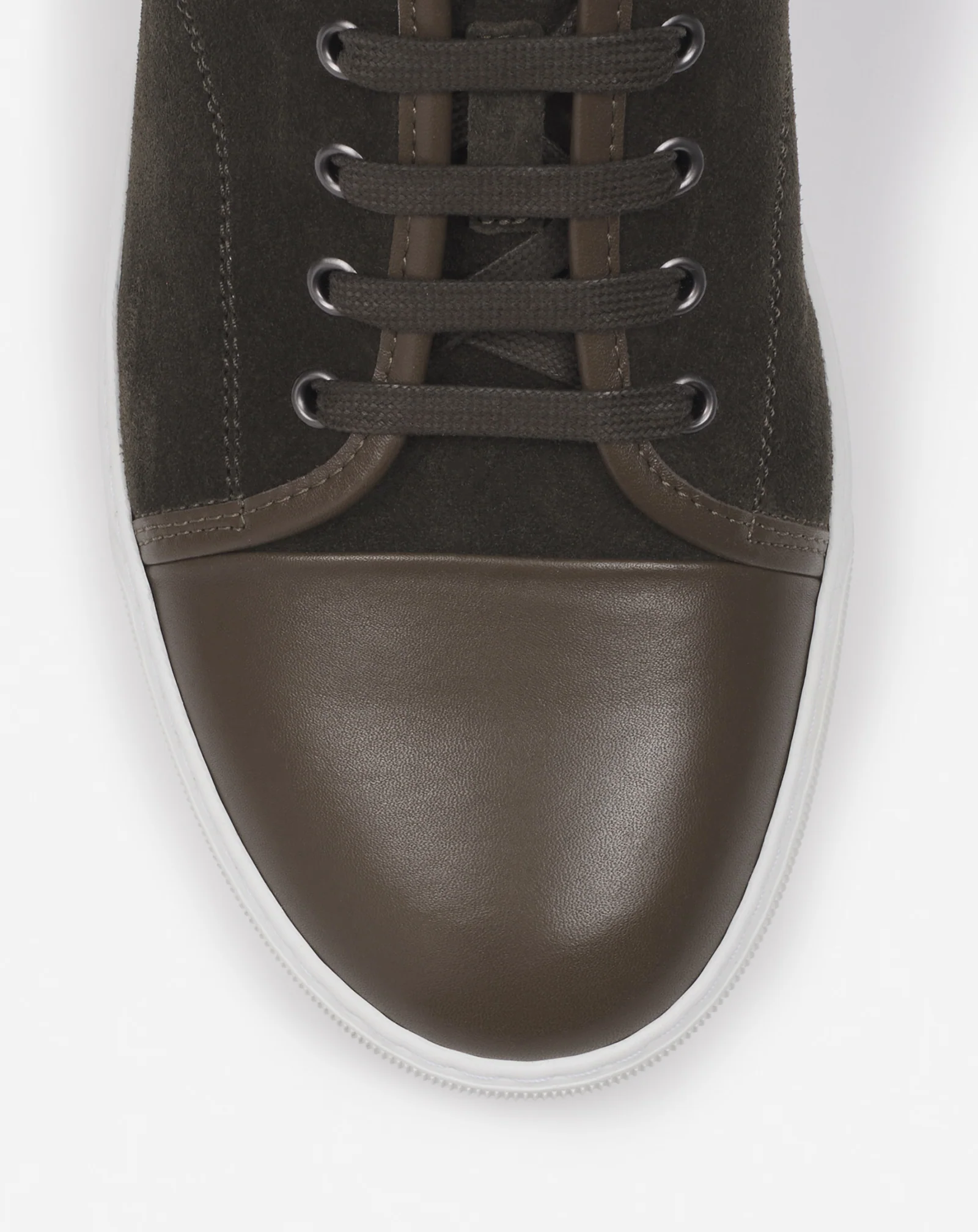 Dbb1 leather and suede sneakers