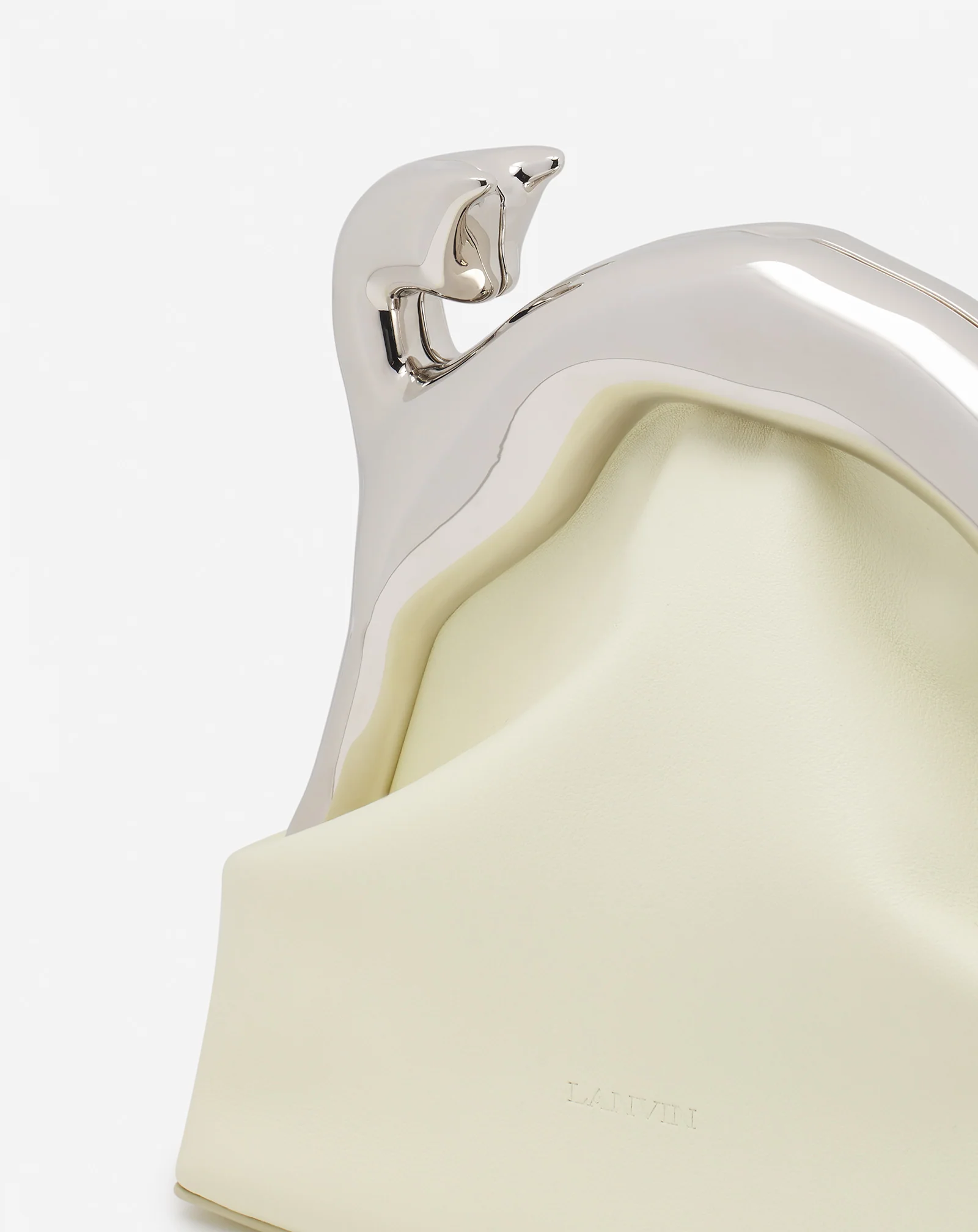 Fusion cat leather clutch bag