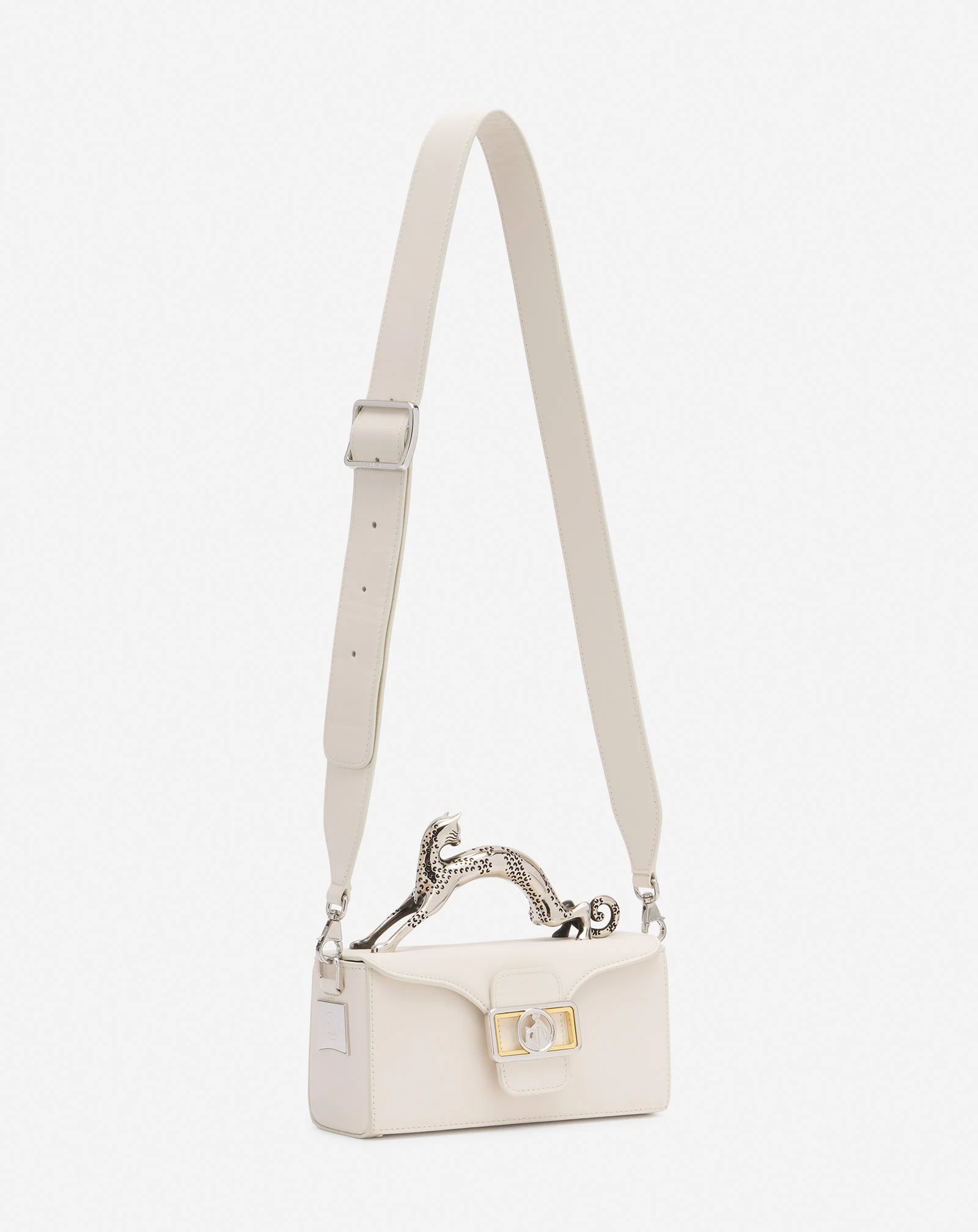 Nano pencil cat leather bag