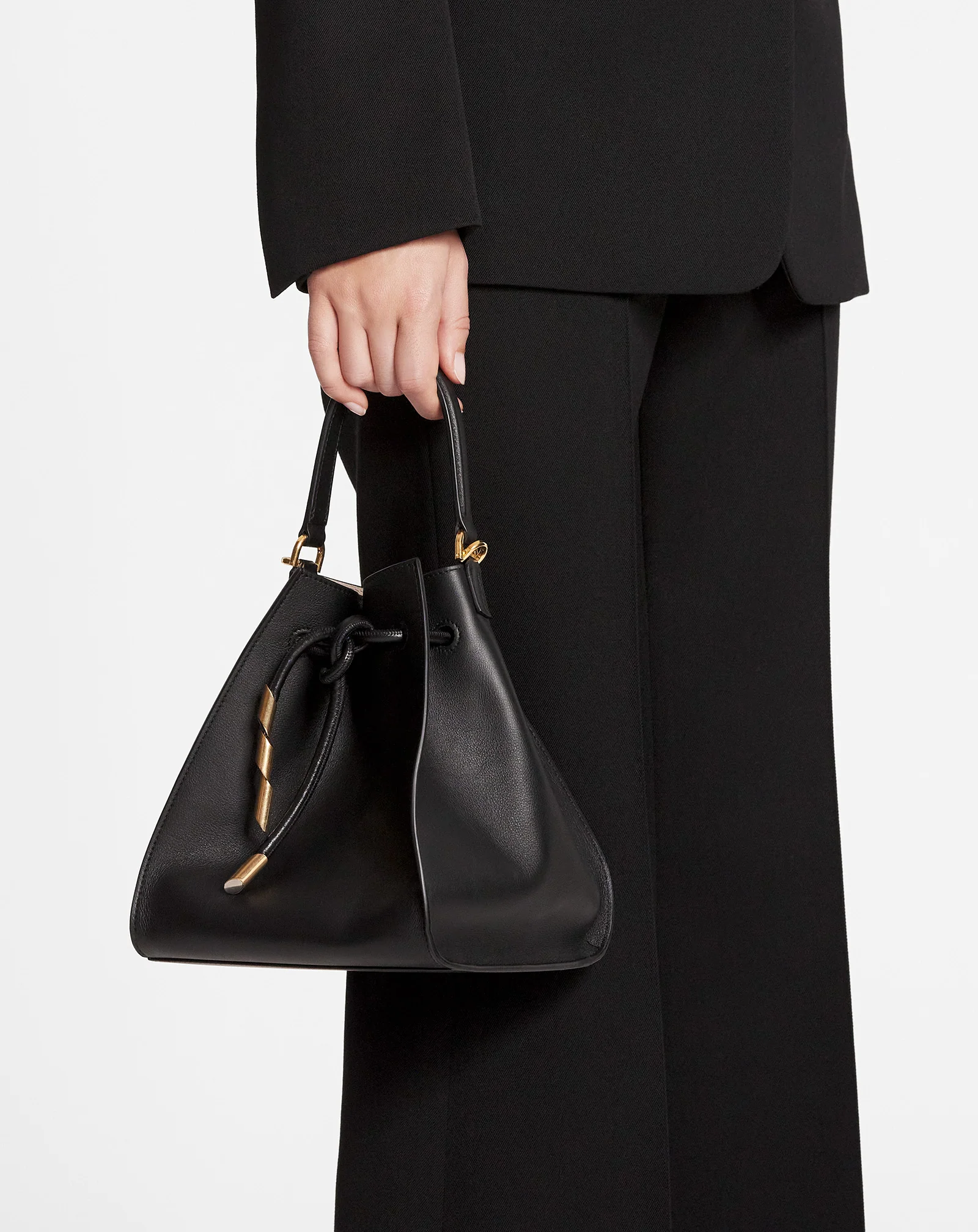 Small leather sequence by lanvin handbag