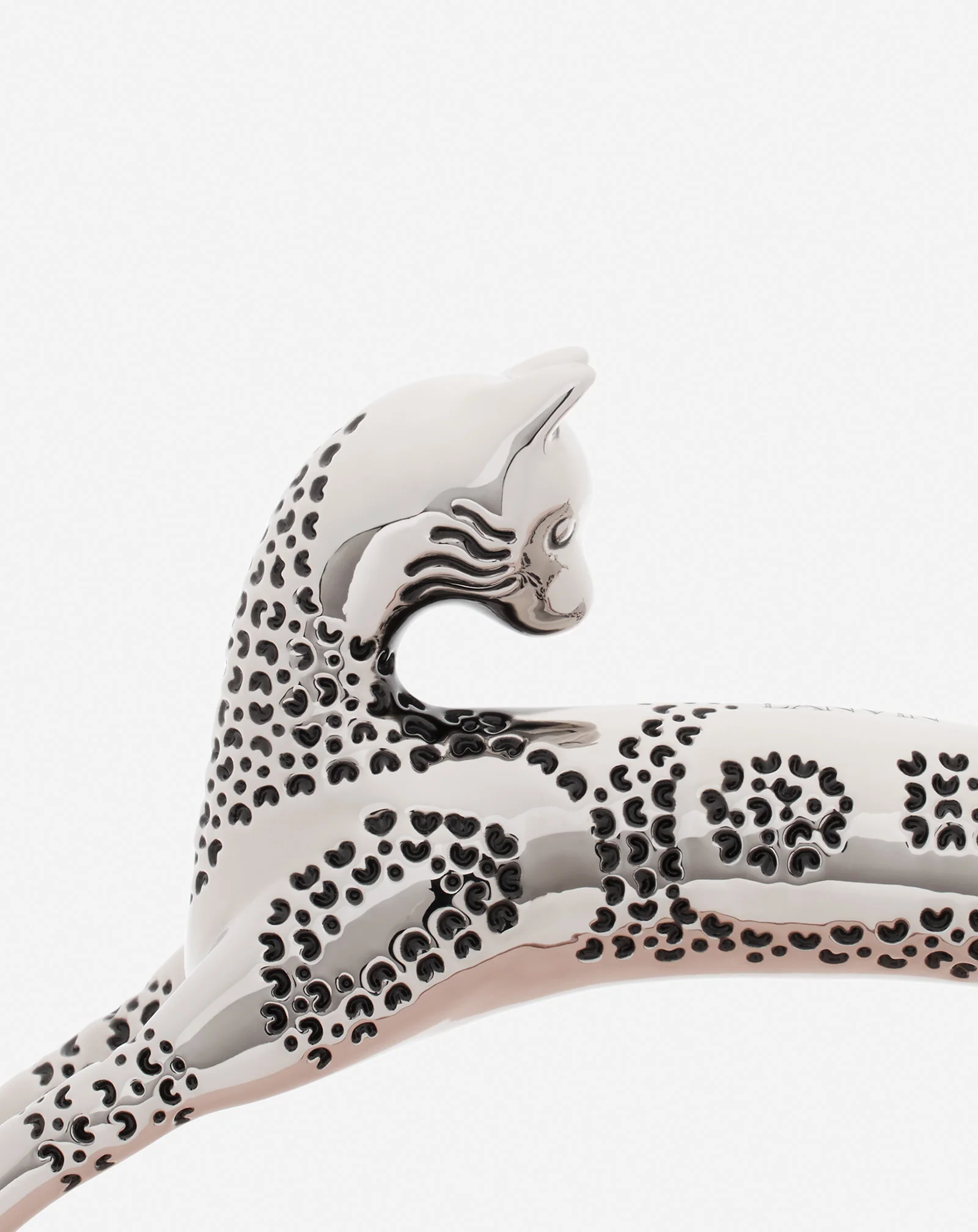 Medium leather pencil cat bag