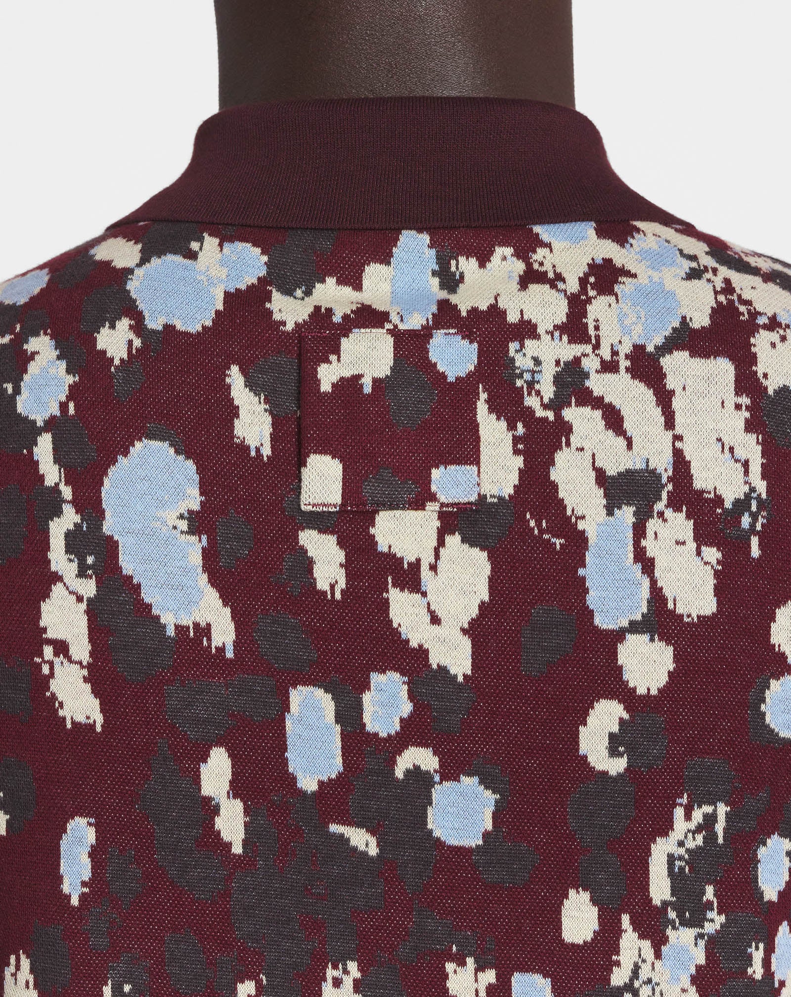 Jacquard polo shirt