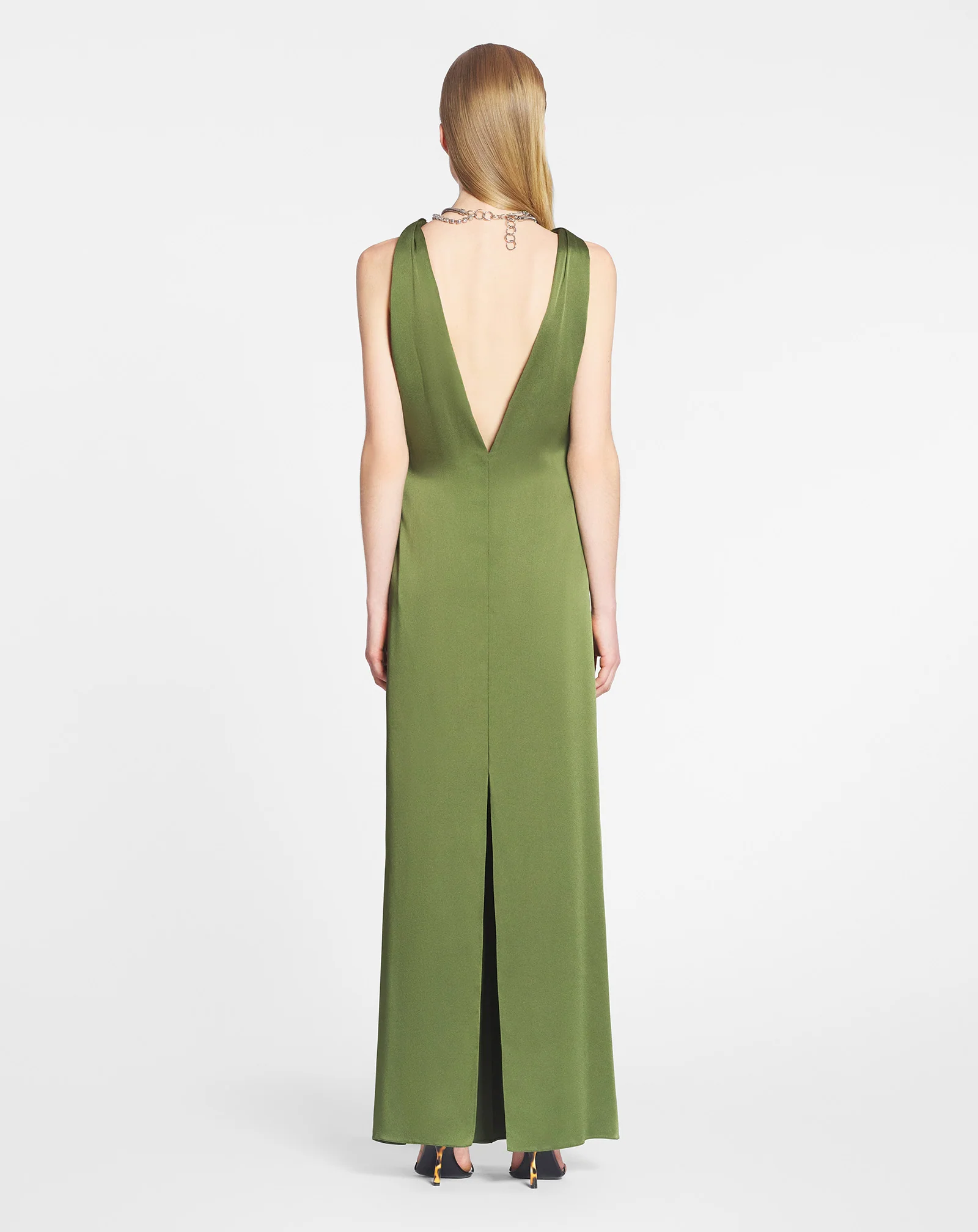 Long halterneck dress