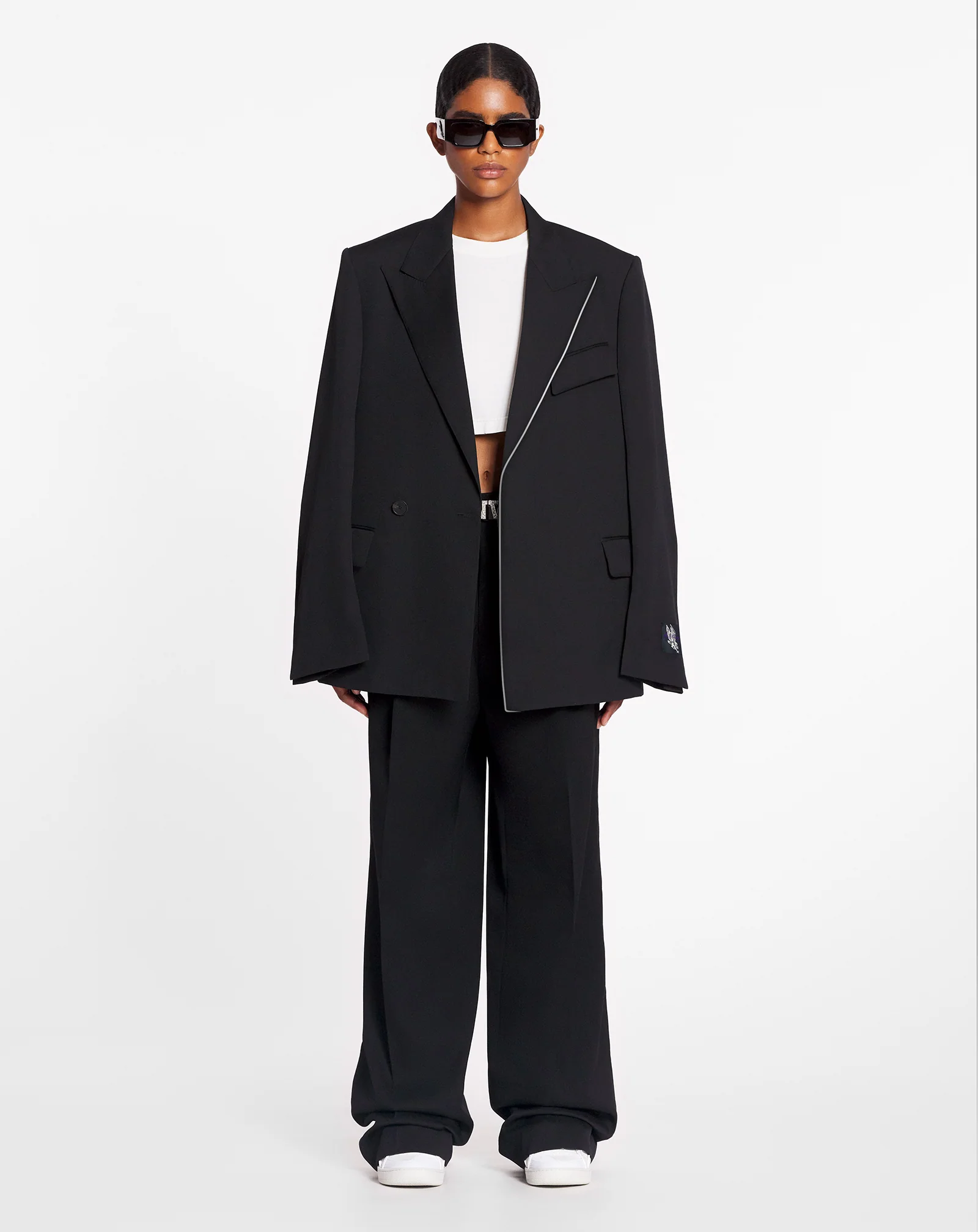 Lanvin x future unisex double-breasted jacket