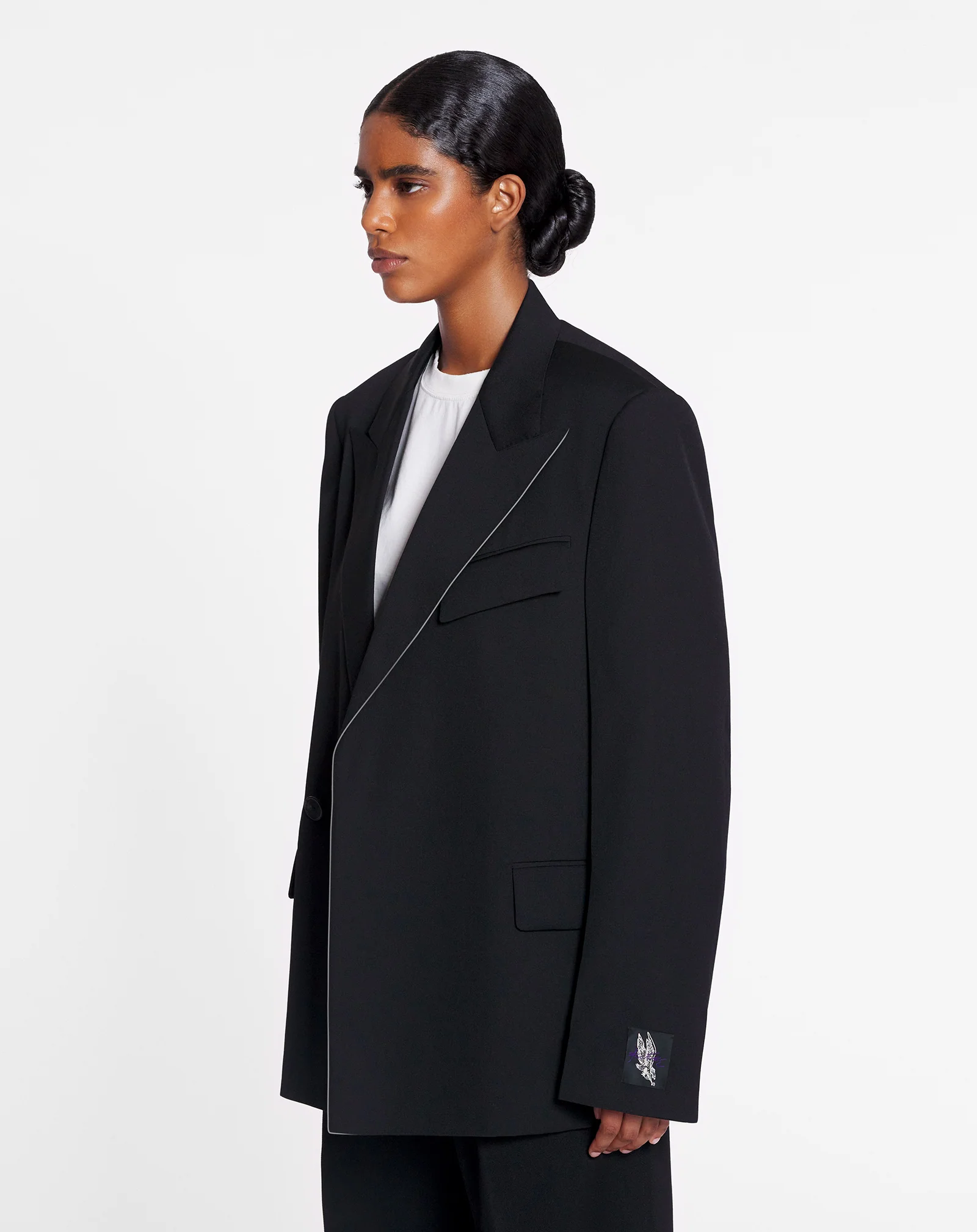 Lanvin x future unisex double-breasted jacket