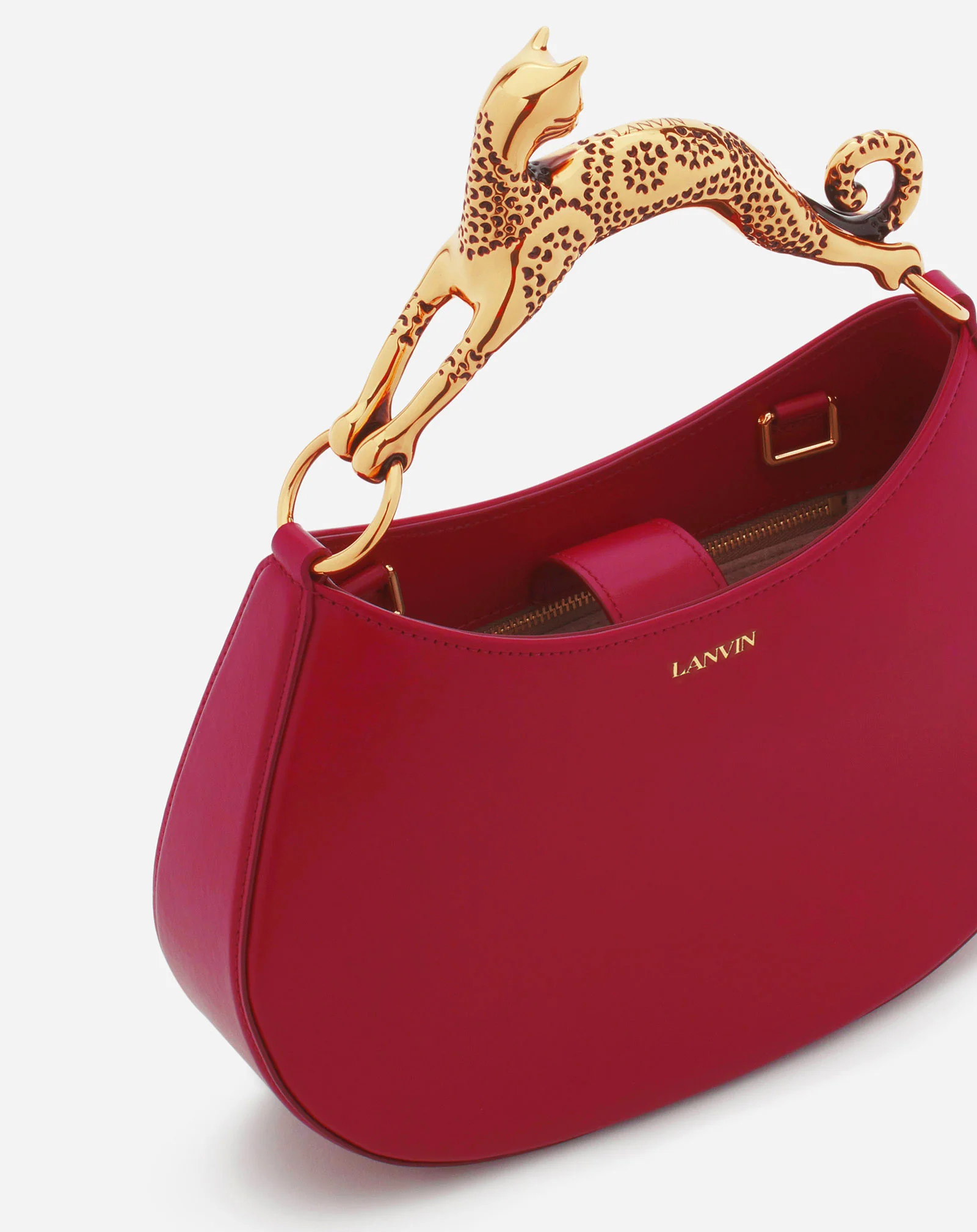 Hobo cat leather bag