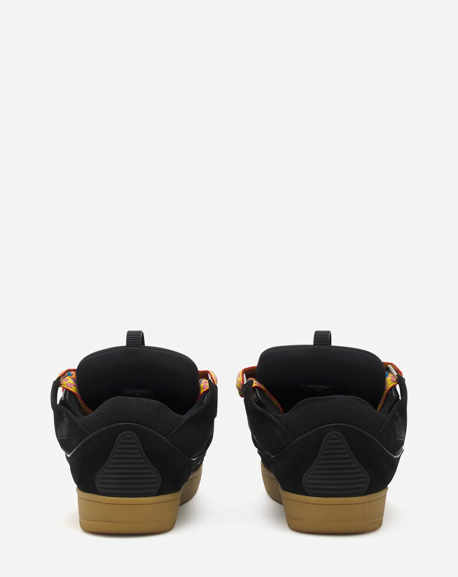 Curb leather sneakers