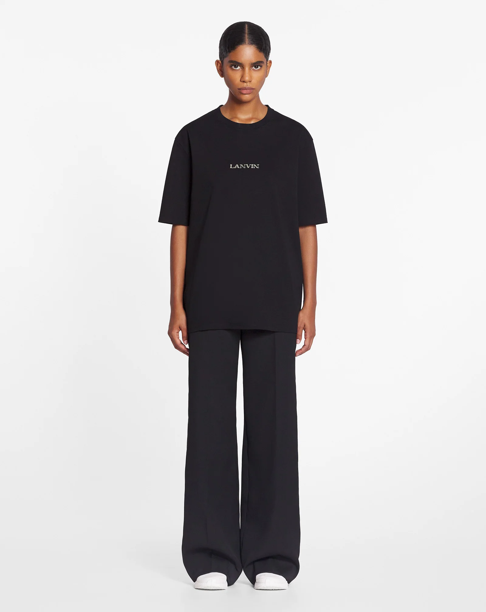Unisex lanvin logo t-shirt