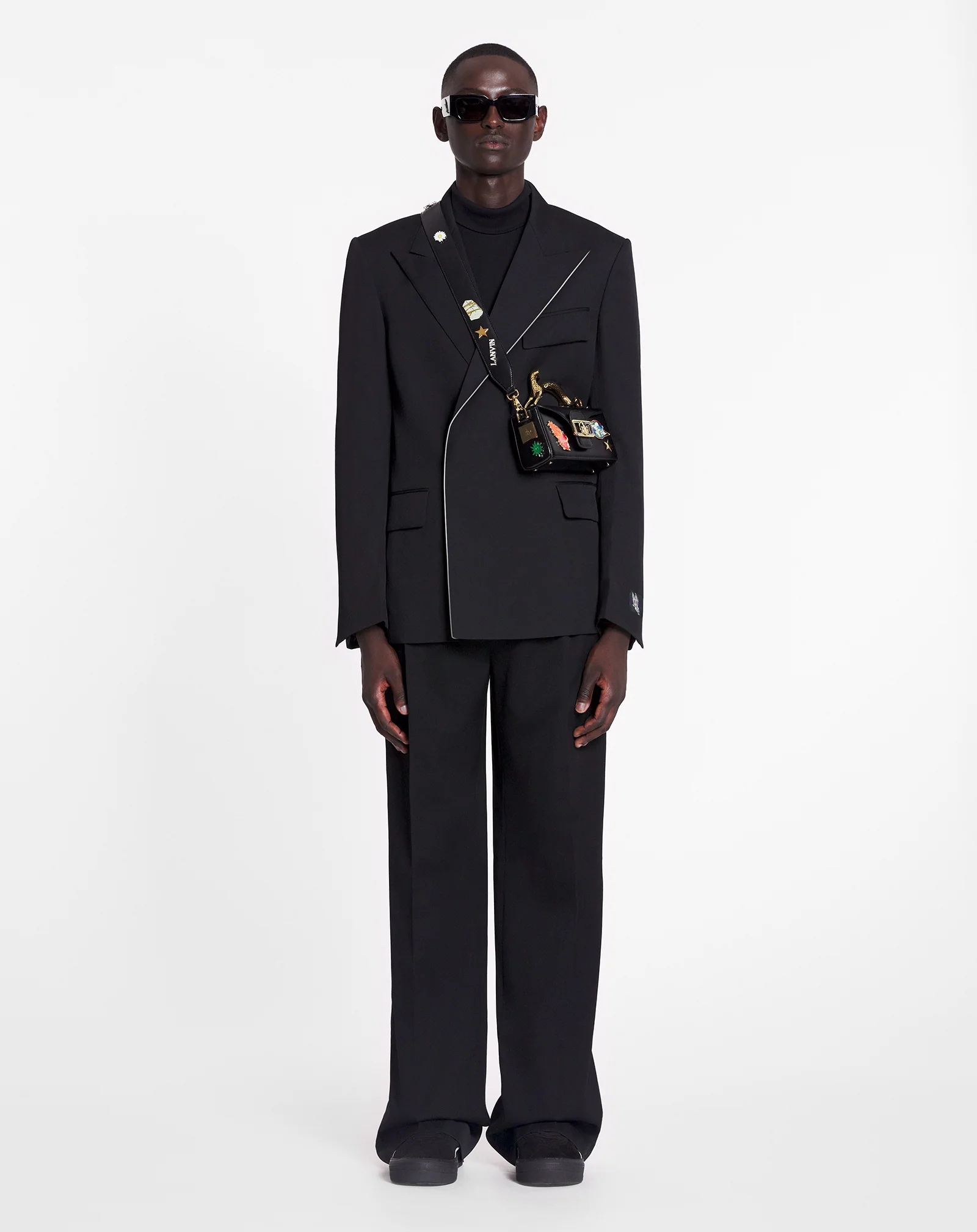 Lanvin x future unisex double-breasted jacket