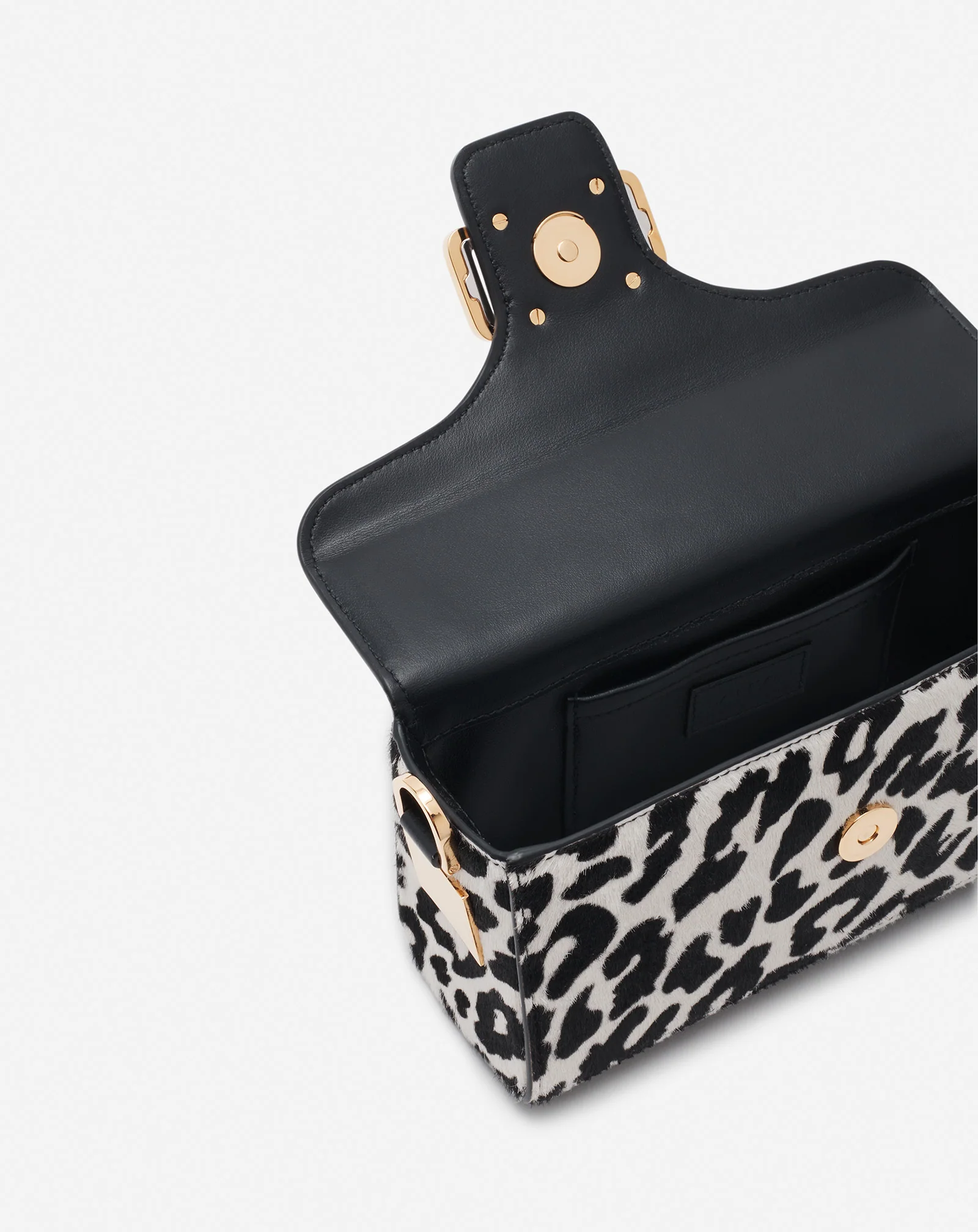 Nano pencil cat bag in pony-effect leather