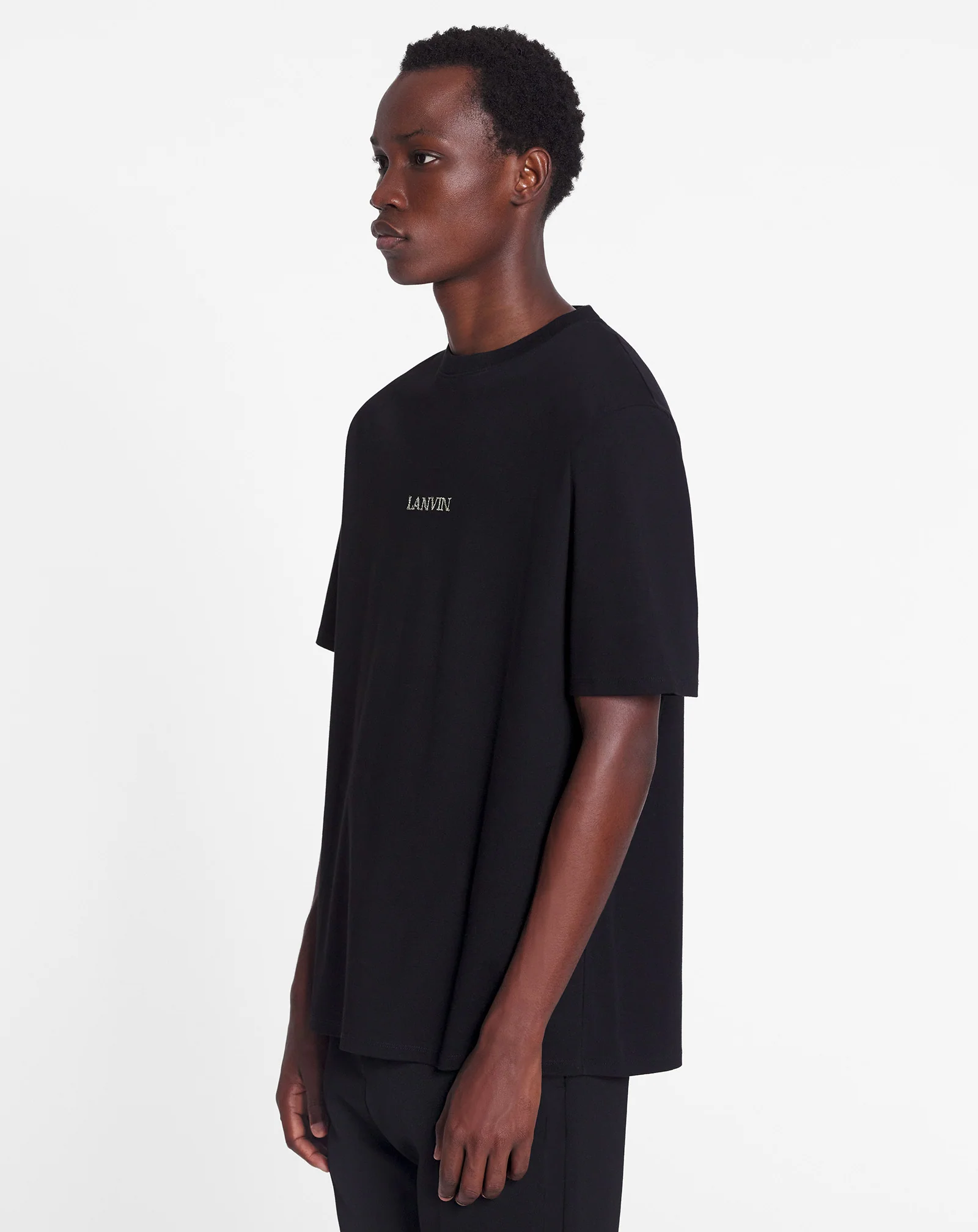 Unisex lanvin logo t-shirt